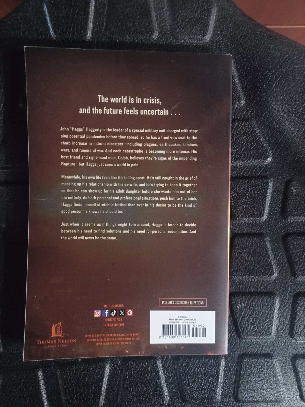 Vanished By Dr David Jeremiah With Sam O’Neal 2025 Novel Paperback Fiction…