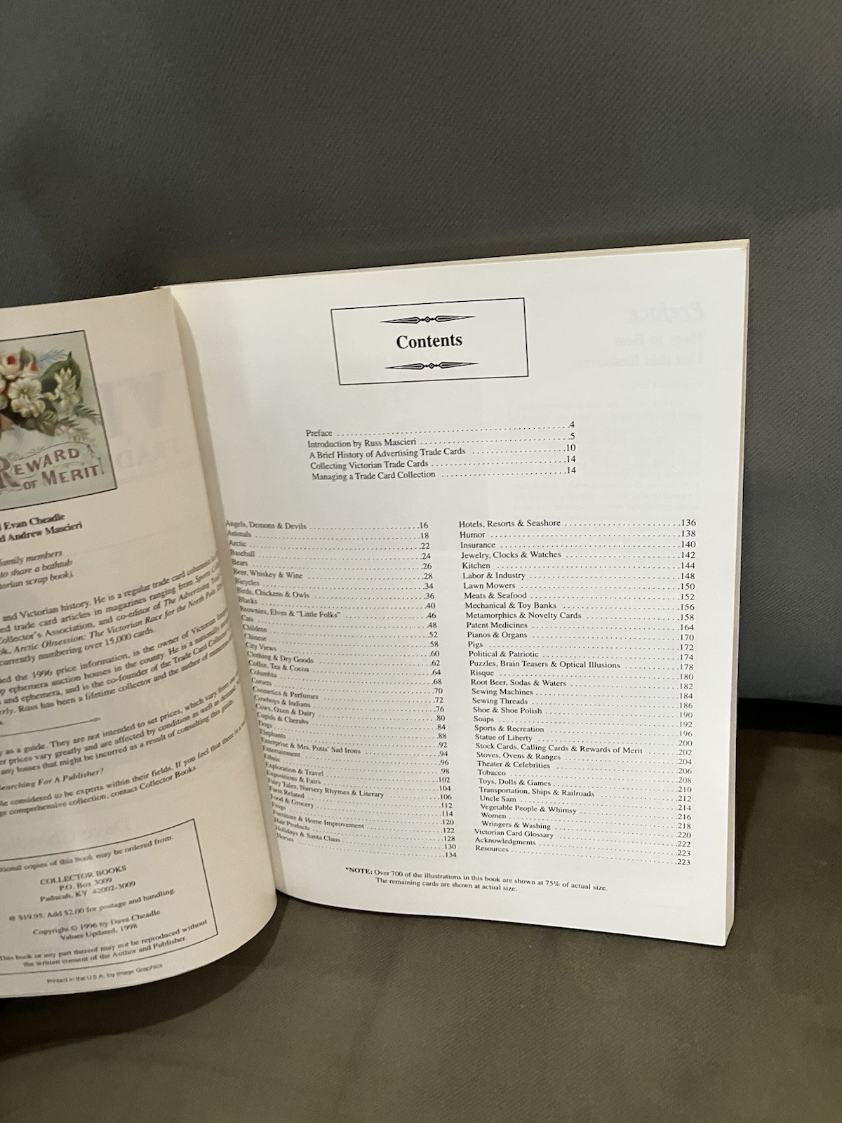 VICTORIAN TRADE CARDS ~ 1996 Book Guide ~ 223-pages Detailed Photos History