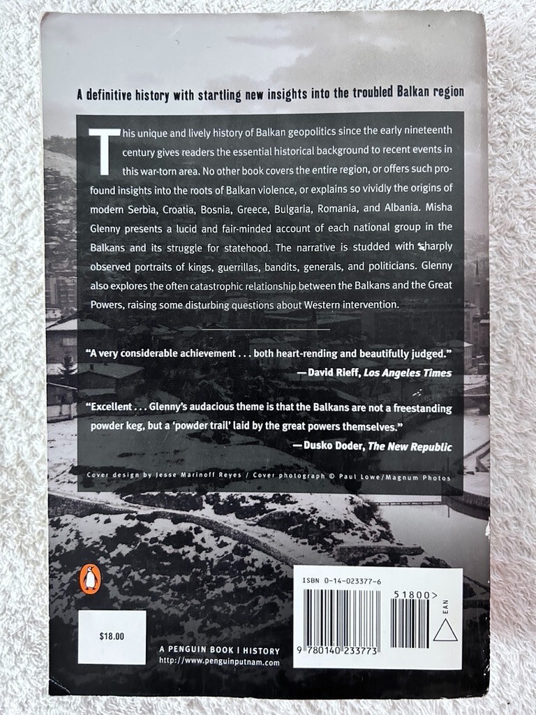 Robert D. Kaplan, Balkan Ghosts; Misha Glenny, The Balkans