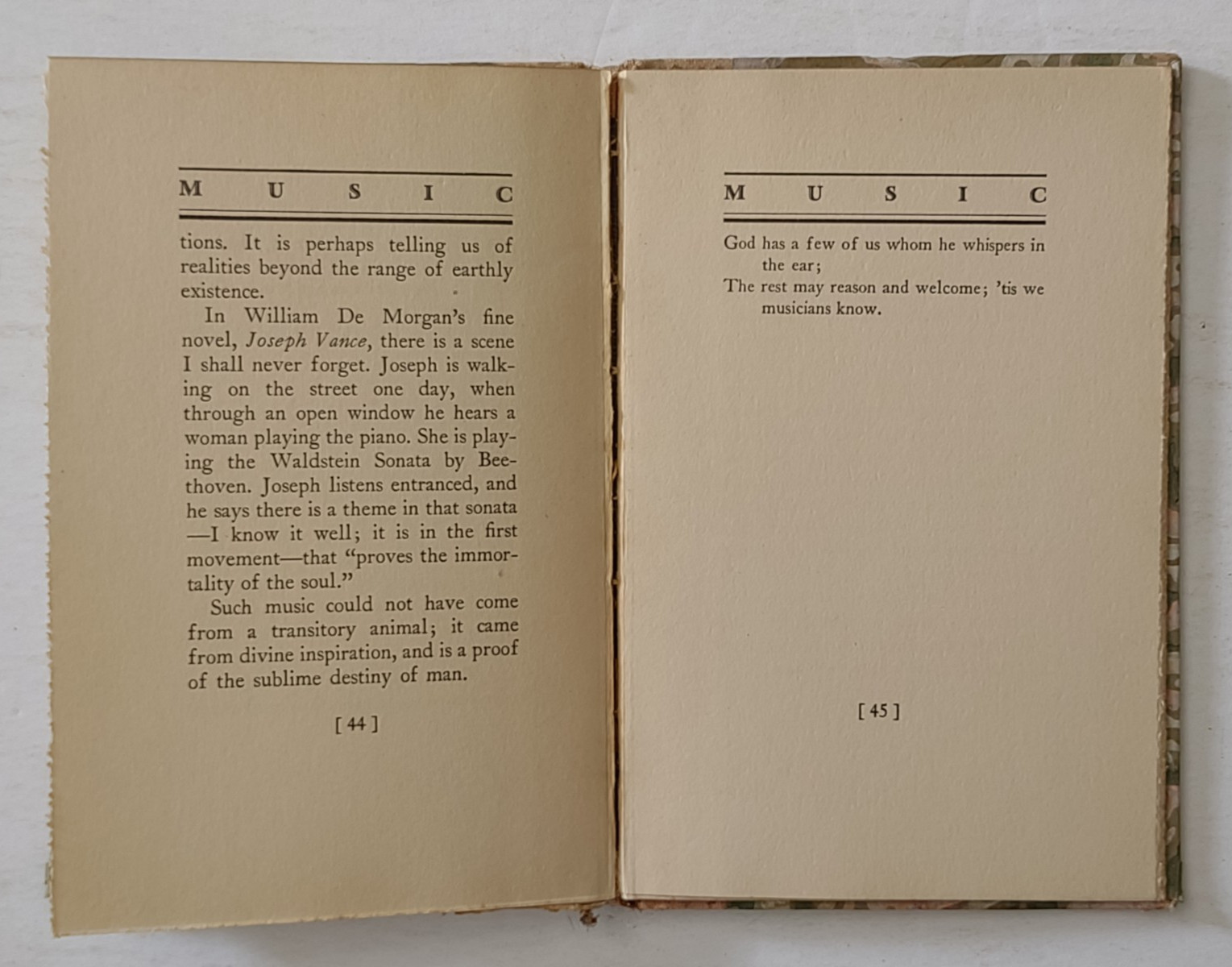 Music hardback book by William Lyon Phelps First Edition 1930