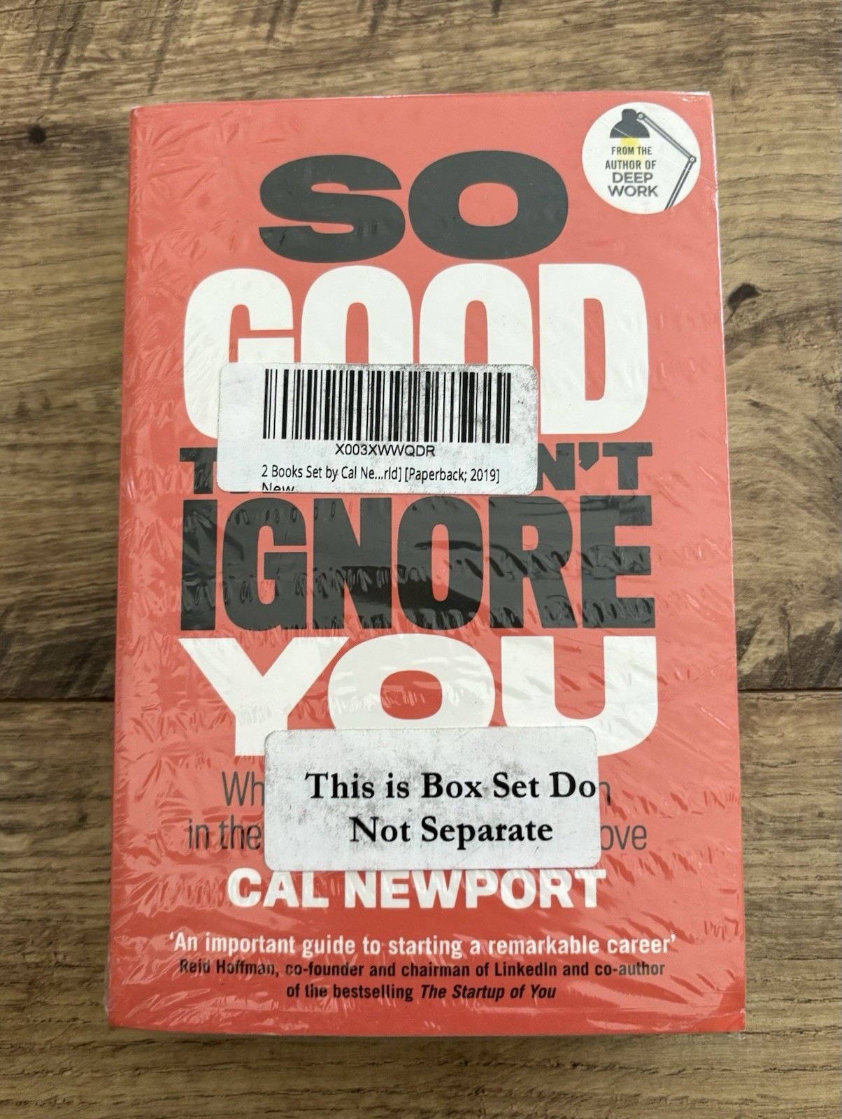 2 Books Set by Cal Newport [So Good They Can’t Ignore You & Deep Work by Generic