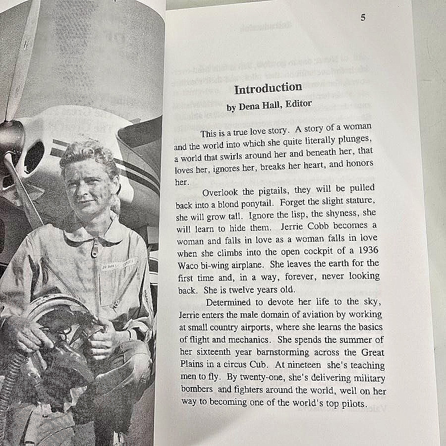 Jerrie Cobb Solo Pilot Signed Women Aviation 1997 Book Mercury 13 Autographed
