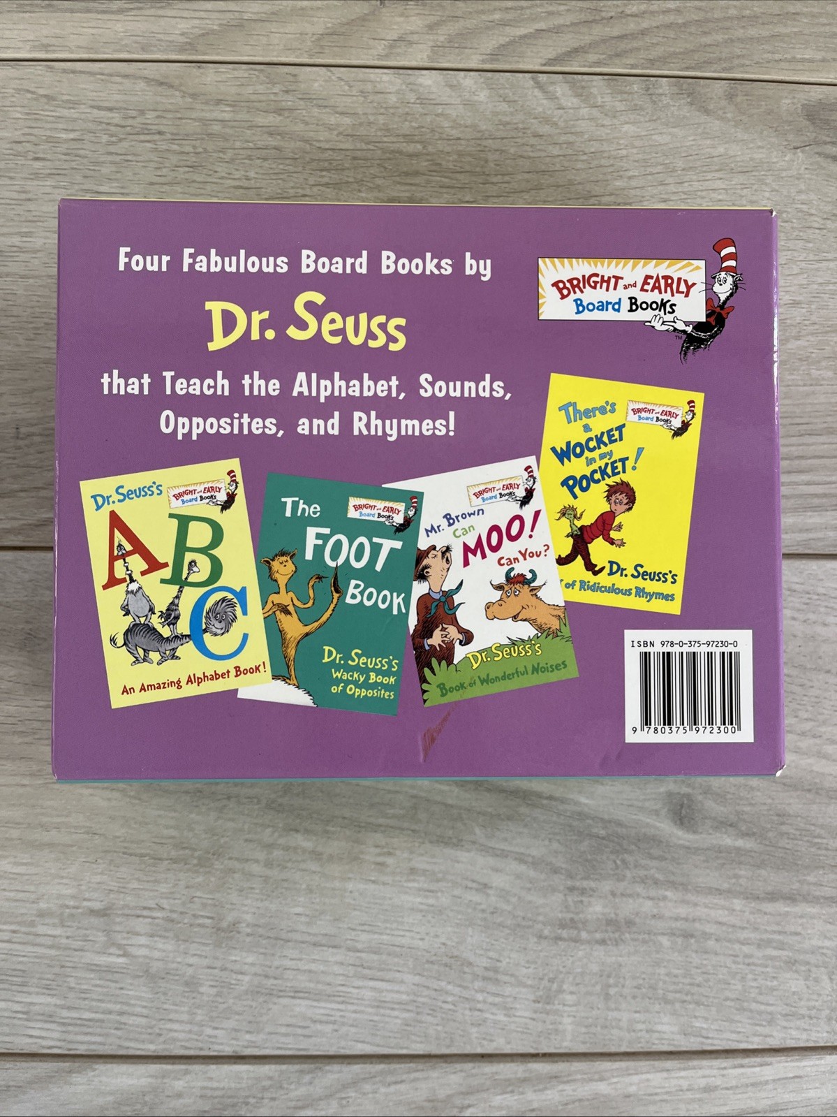 Dr. Seuss’s Box of Bright and Early Board Books Set Random House C2