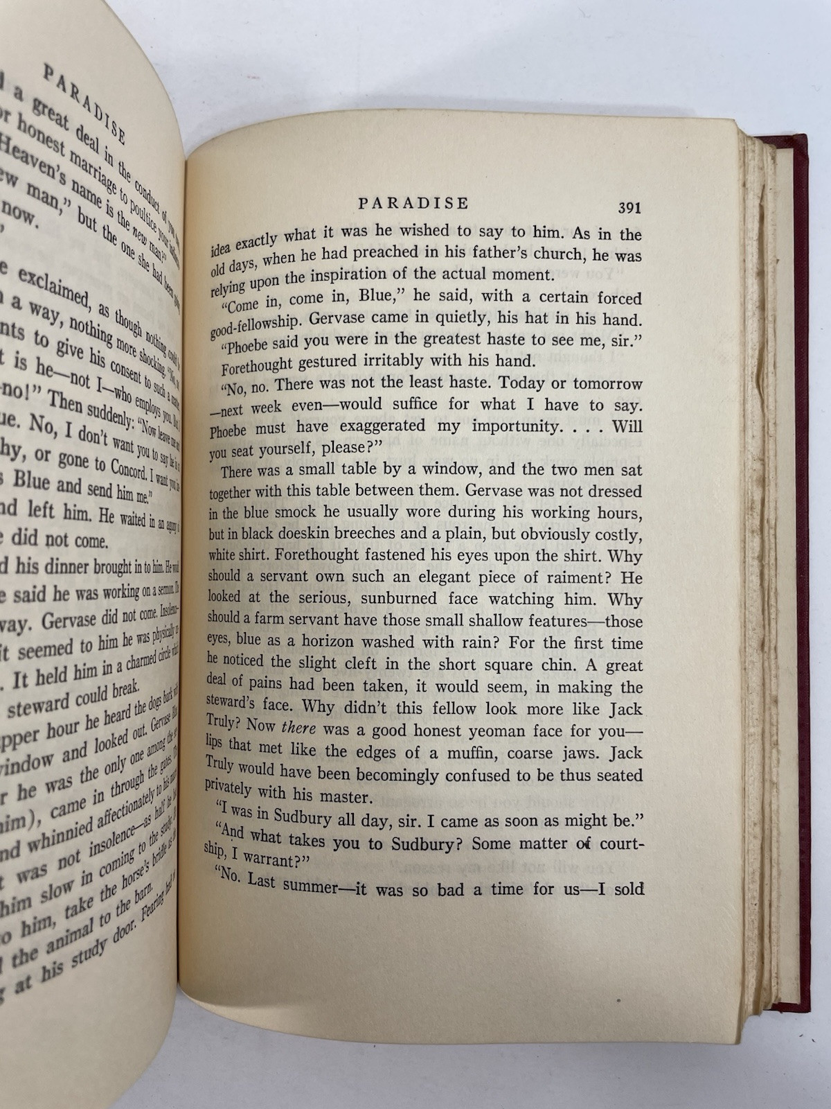Paradise Esther Forbes 1937 Harcourt Brace and Company Hardcover
