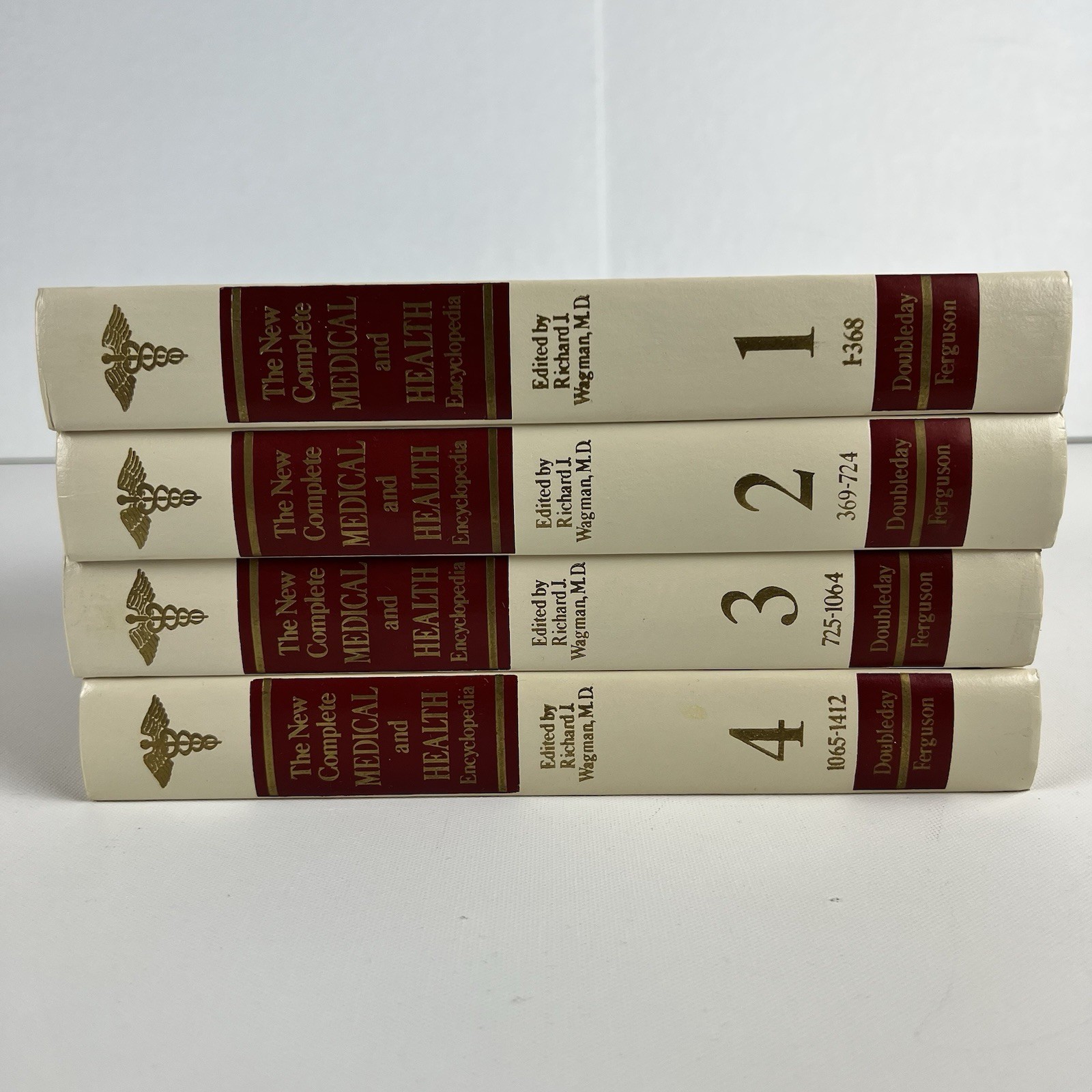 The New Complete Medical and Health Encyclopedia Vol 1-4 Hardcover Book Lot