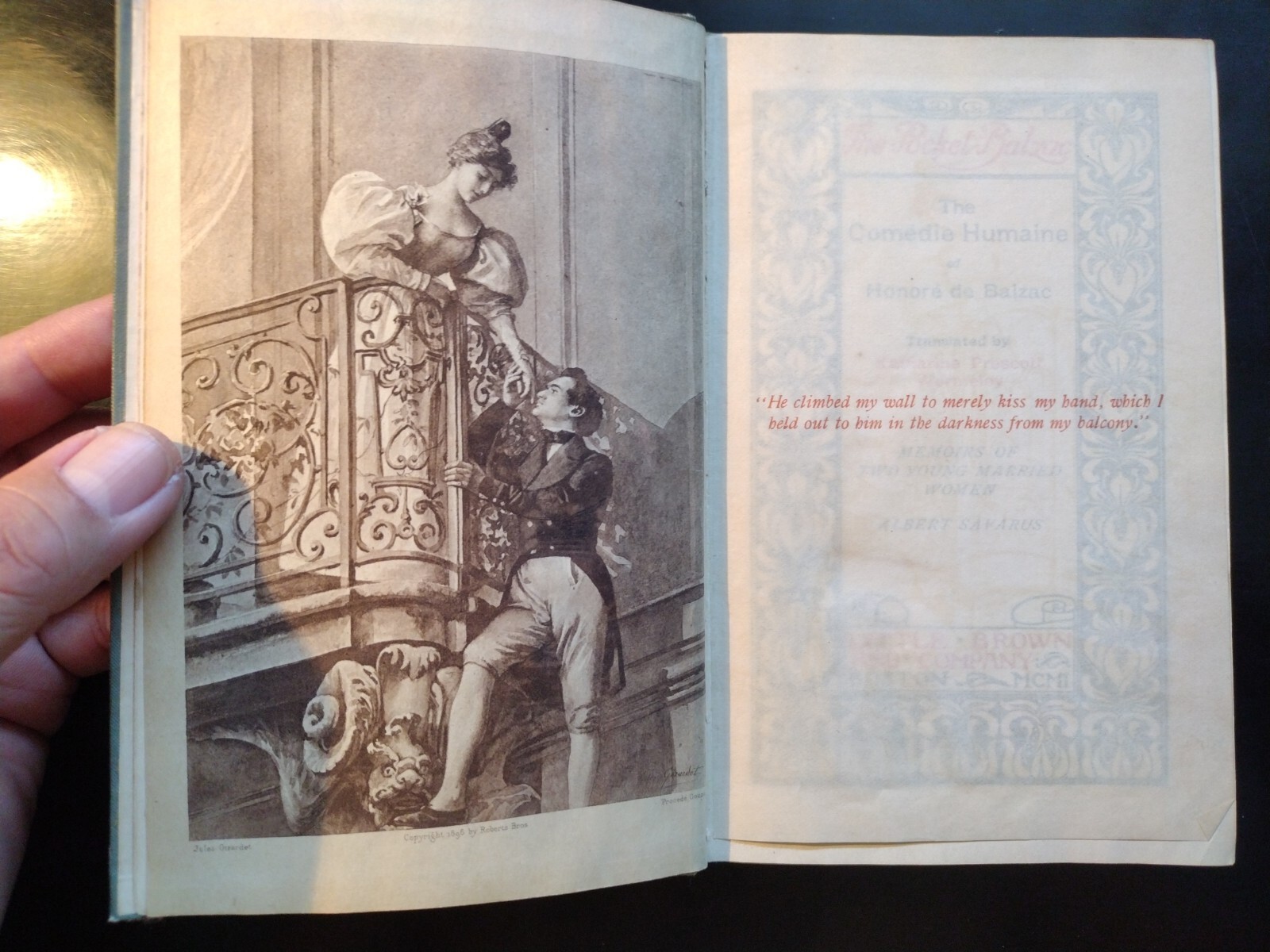 The Comedie Humaine Vol. 2. TWO YOUNG MARRIED WOMEN. Honore de Balzac