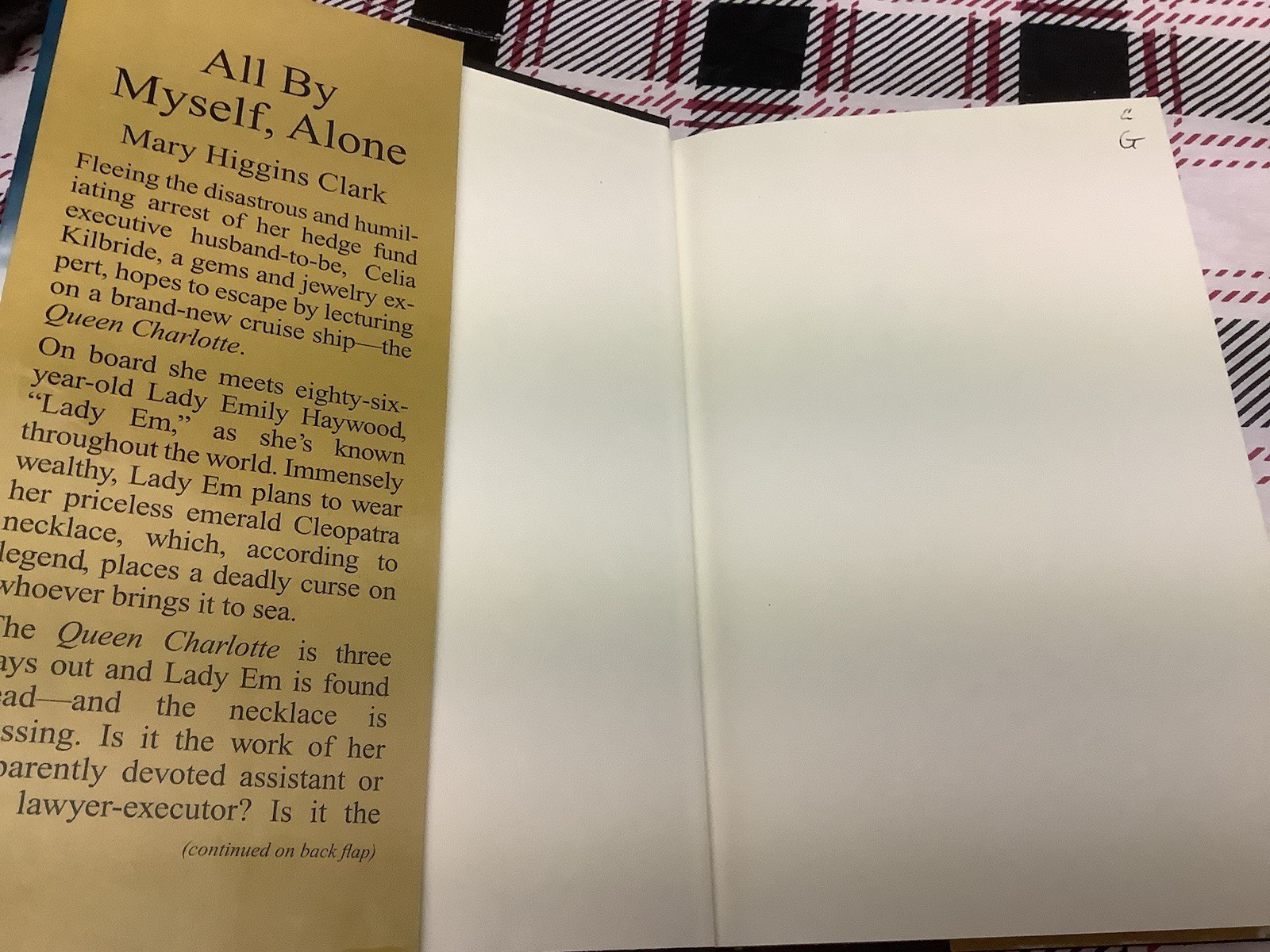 Mary Higgins Clark Large Print Lot Two Little Girls In Blue All By Myself Alone