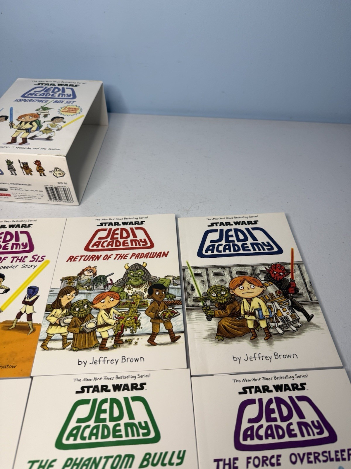 Star Wars Jedi Academy Series Collection 8 Books 1-8 Box Complete Sci-Fi Kids