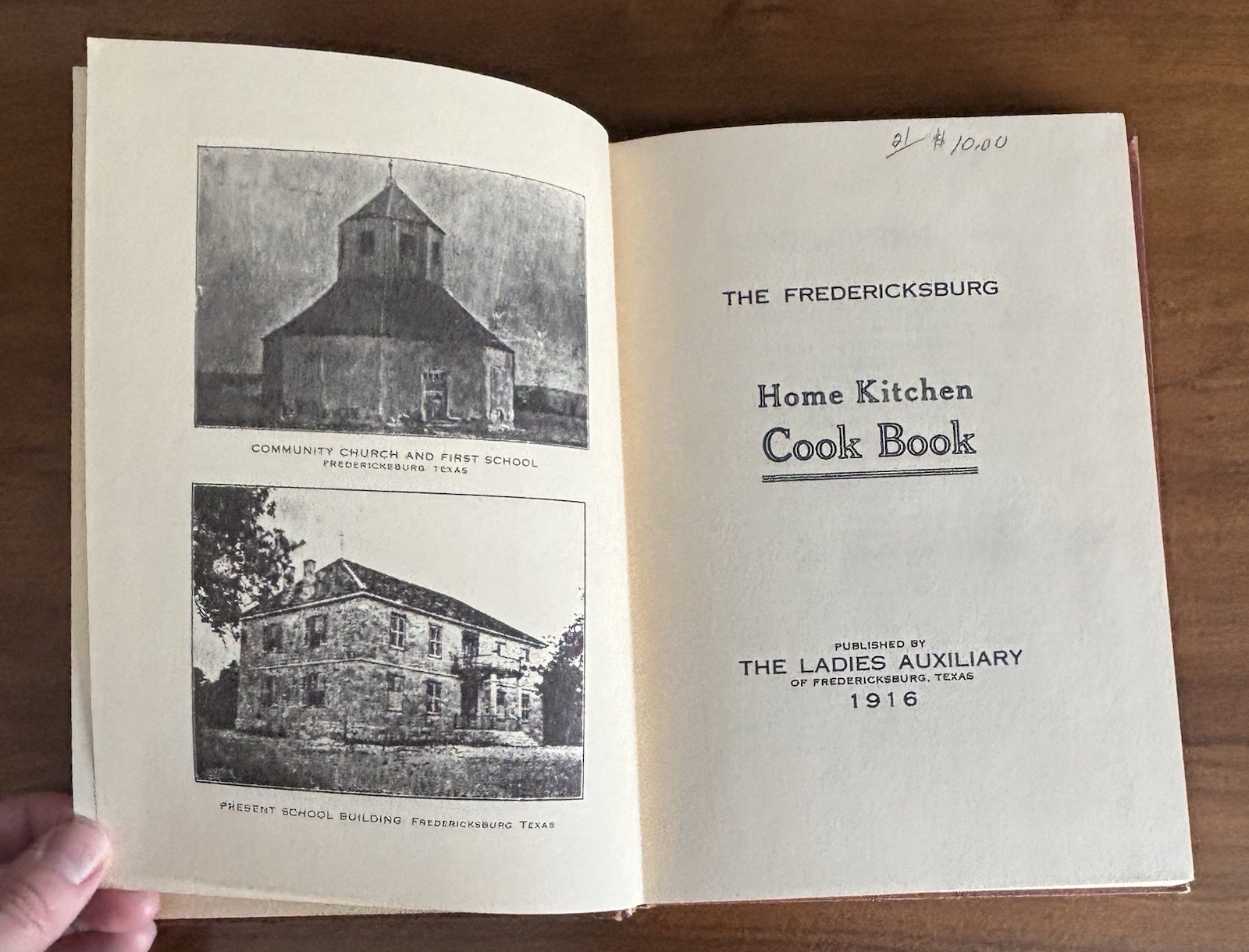 Fredericksburg Home Kitchen Cook Book by Anonymous (1916 Trade Paperback)
