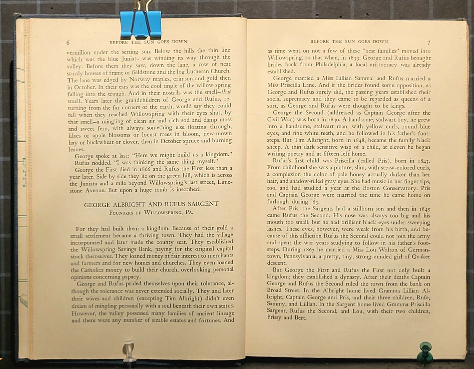 Before the Sun Goes Down : by Elizabeth Metzger Howard 1946 Hardcover 1348