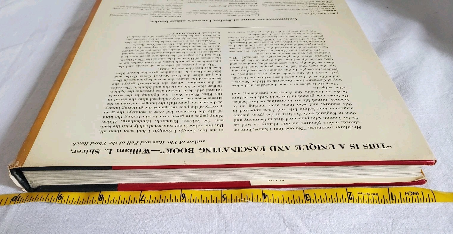 Sieg Heil Illustrated History Of Germany By Stefan Lorant 4th Print HCDJ 1974 1