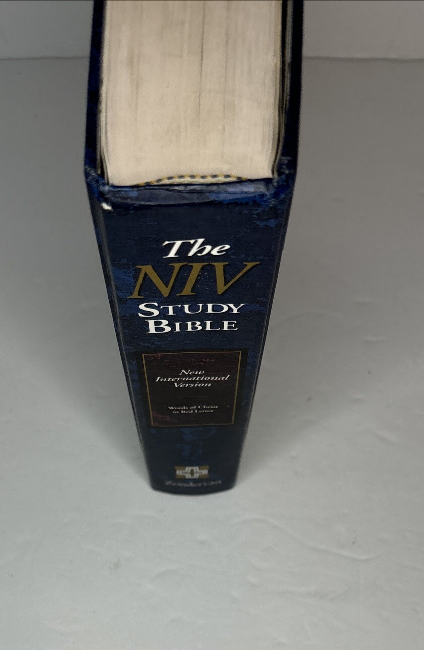 NIV Study Bible by Donald Burdick (1995, Hardcover)