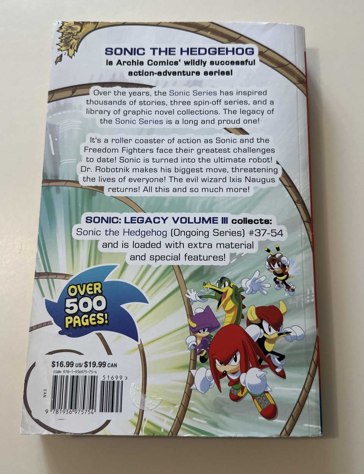 Sonic the Hedgehog: Legacy Vol. 3 by Sonic Scribes Staff (2014, Trade Paperback)