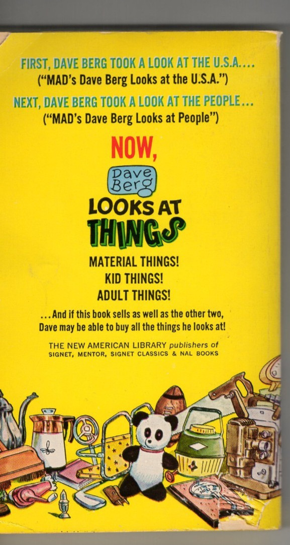 Dave Berg MAD Paperback Lot 3 Books Looks at USA People Things Signet