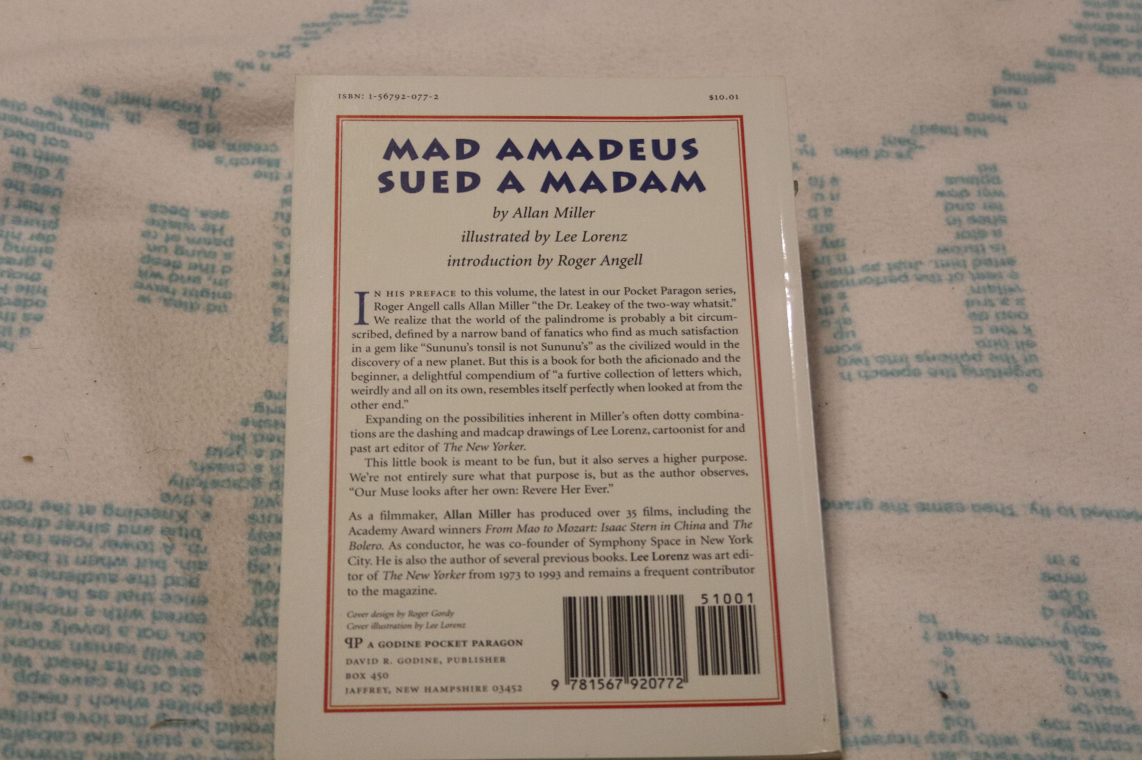 MAD AMADEUS SUED A MADAM POCKET PARAGON SERIES By Allan Miller & Lee Lorenz NEW
