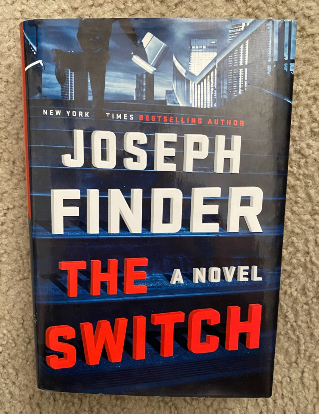 The Switch, Hardcover w/Dust jacket By Joseph Finder, 2017, GOOD 9.25″ x 6.25″