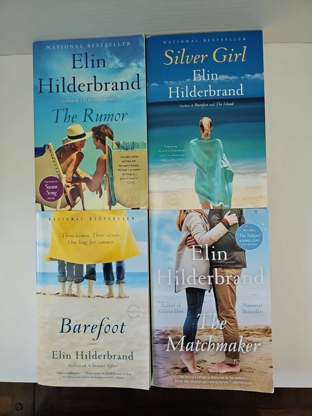 Elin Hilderbrand Lot Of 4 Books