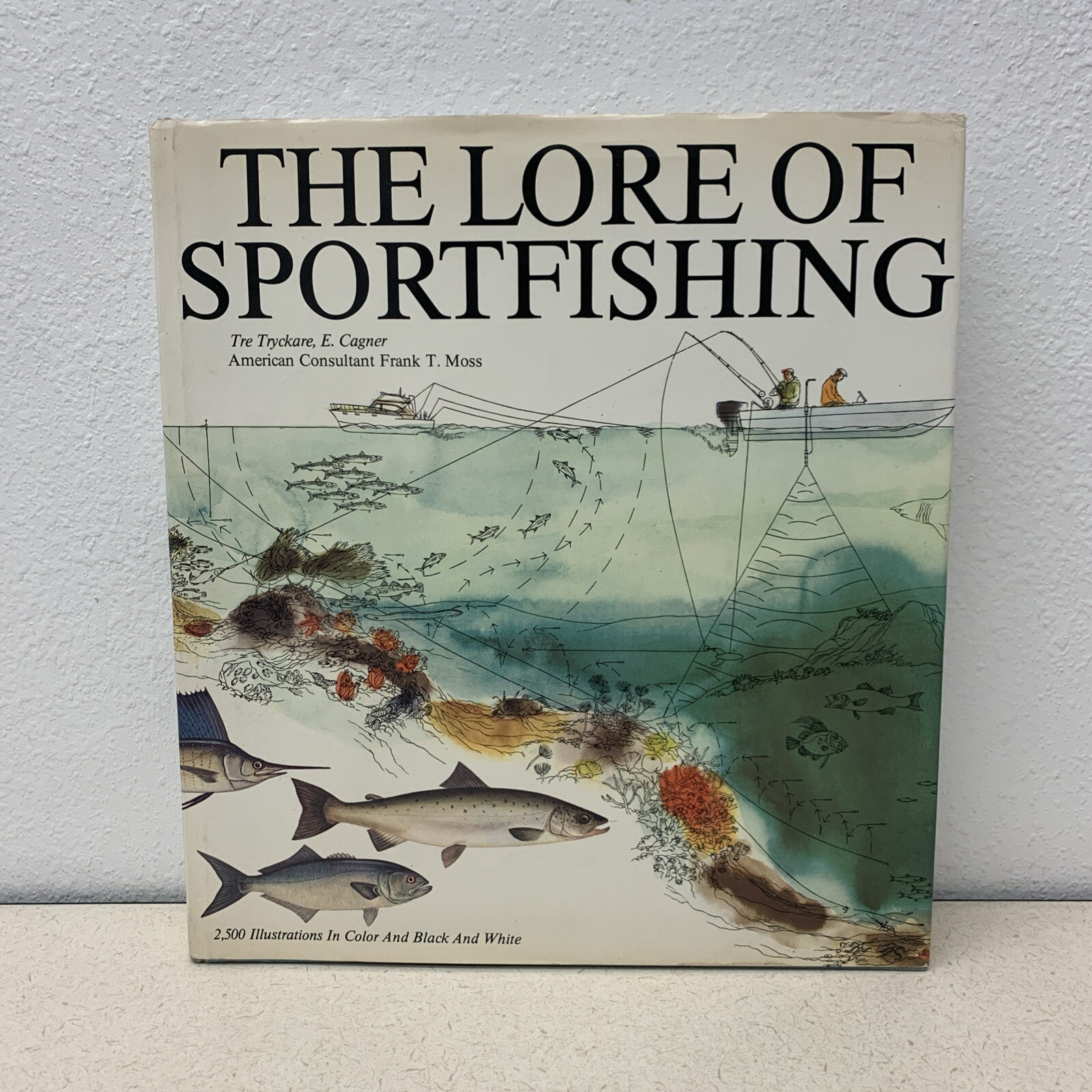 Vintage Book The Lore of Sportfishing by Tre Tryckare 1976 1st Edition RARE