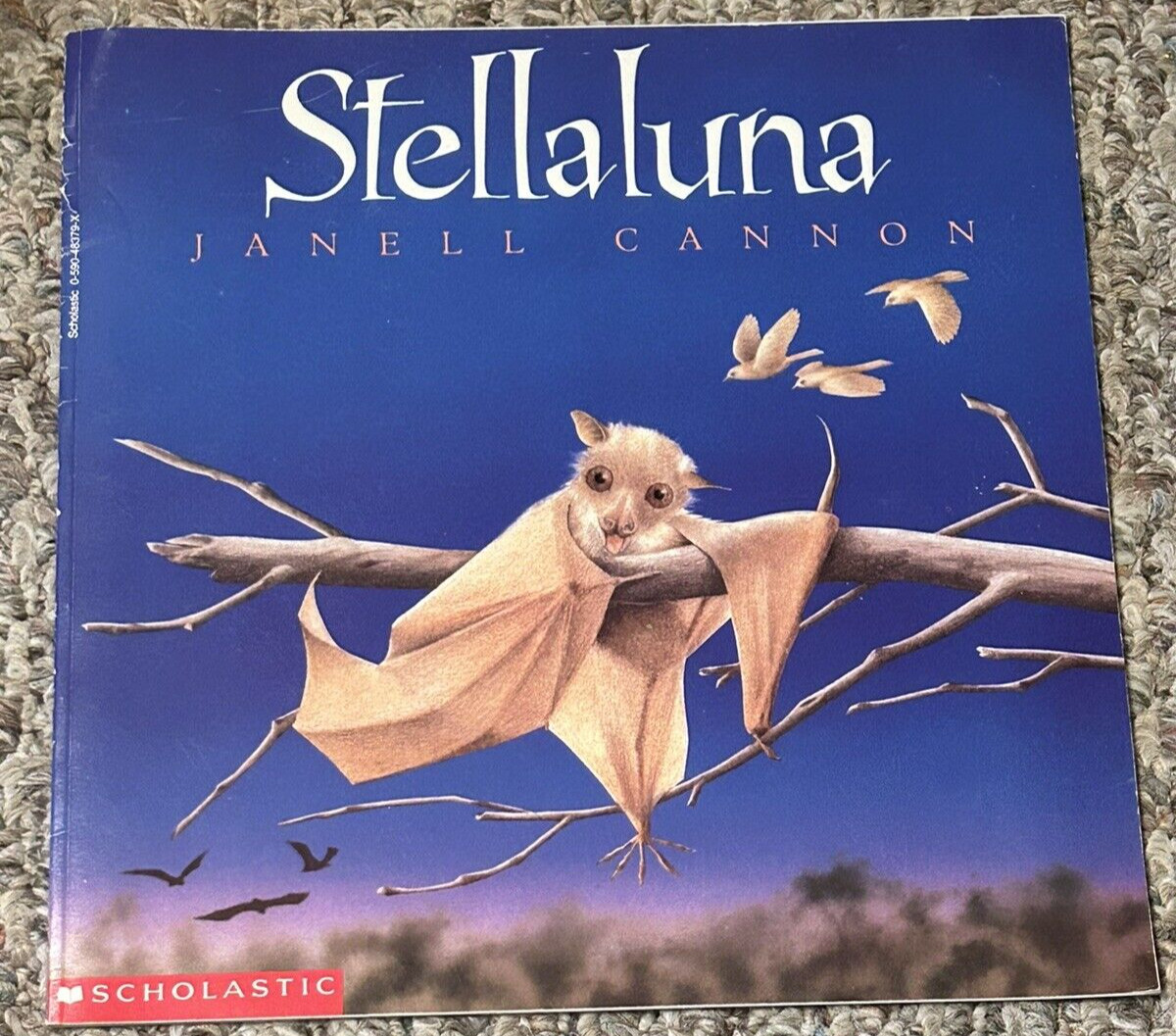 Set of 3 Janell Cannon Books Verdi HC Pinduli Stellaluna PB
