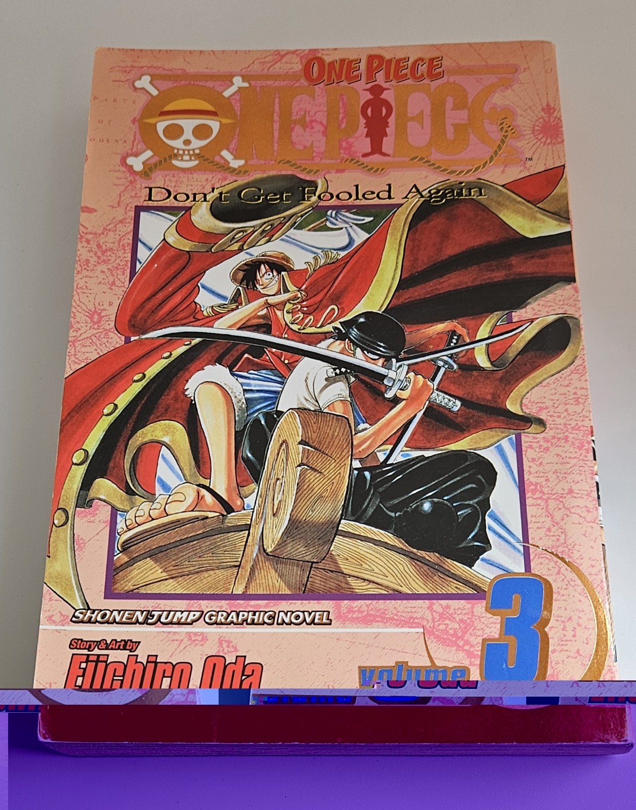 One Piece #3 : Don’t Get Fooled Again by Eiichiro Oda 2004 manga gold foil first