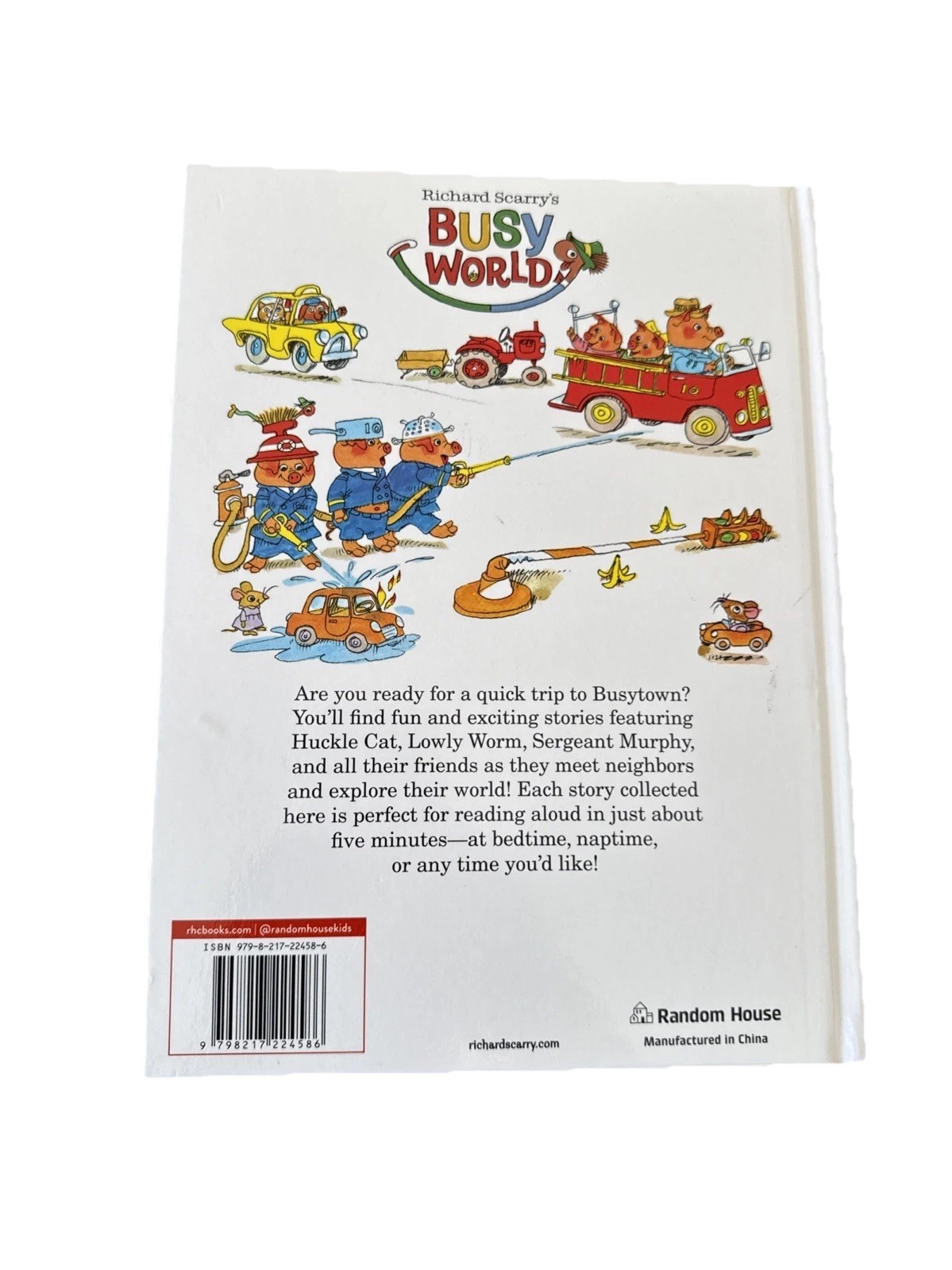 Richard Scarry’s 5-Minute Stories by Richard Scarry Hardcover 146 Pages