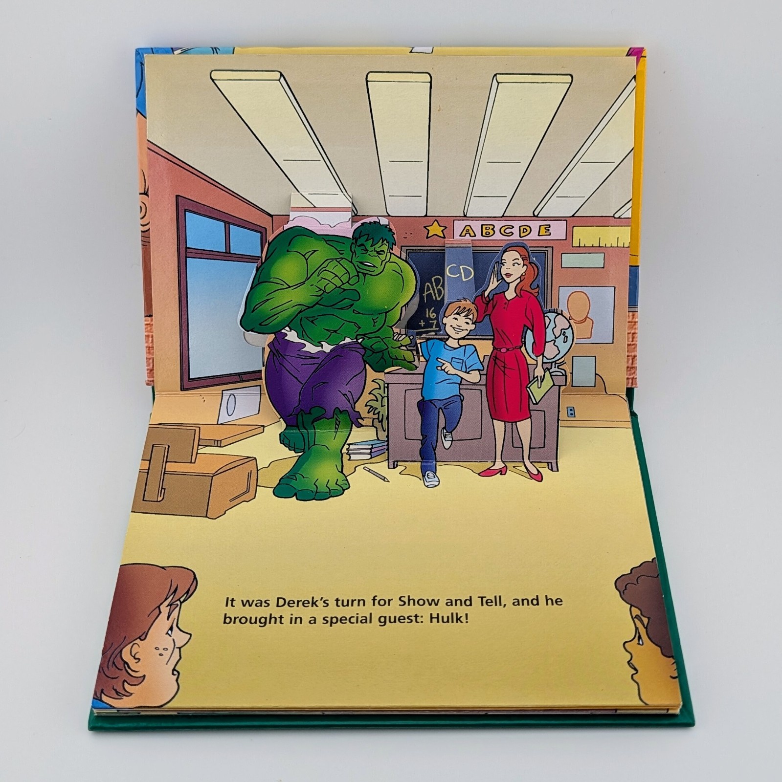 Hulk Smash Show And Tell Pop-up Books 2002 Marvel Paradise Press Kids Book