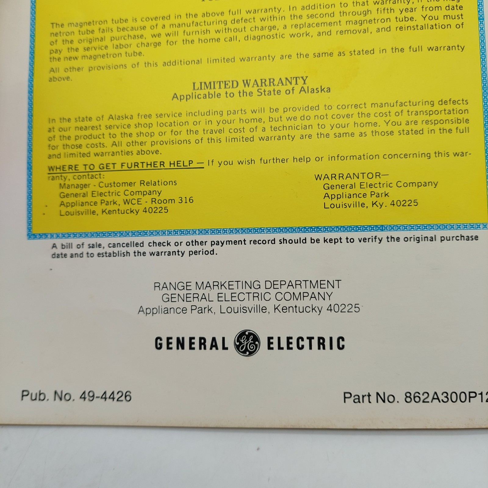 GE General Electric How To Use Your Spacemaker Microwave Oven JVM55 1979 Manual