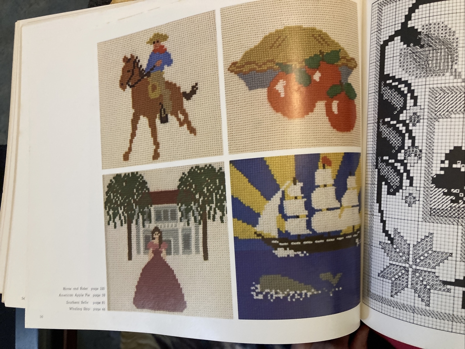 Vtg Rare American Cross-Stitch by Kathleen Thorne-Thomsen/Hildy Paige Burns 1974