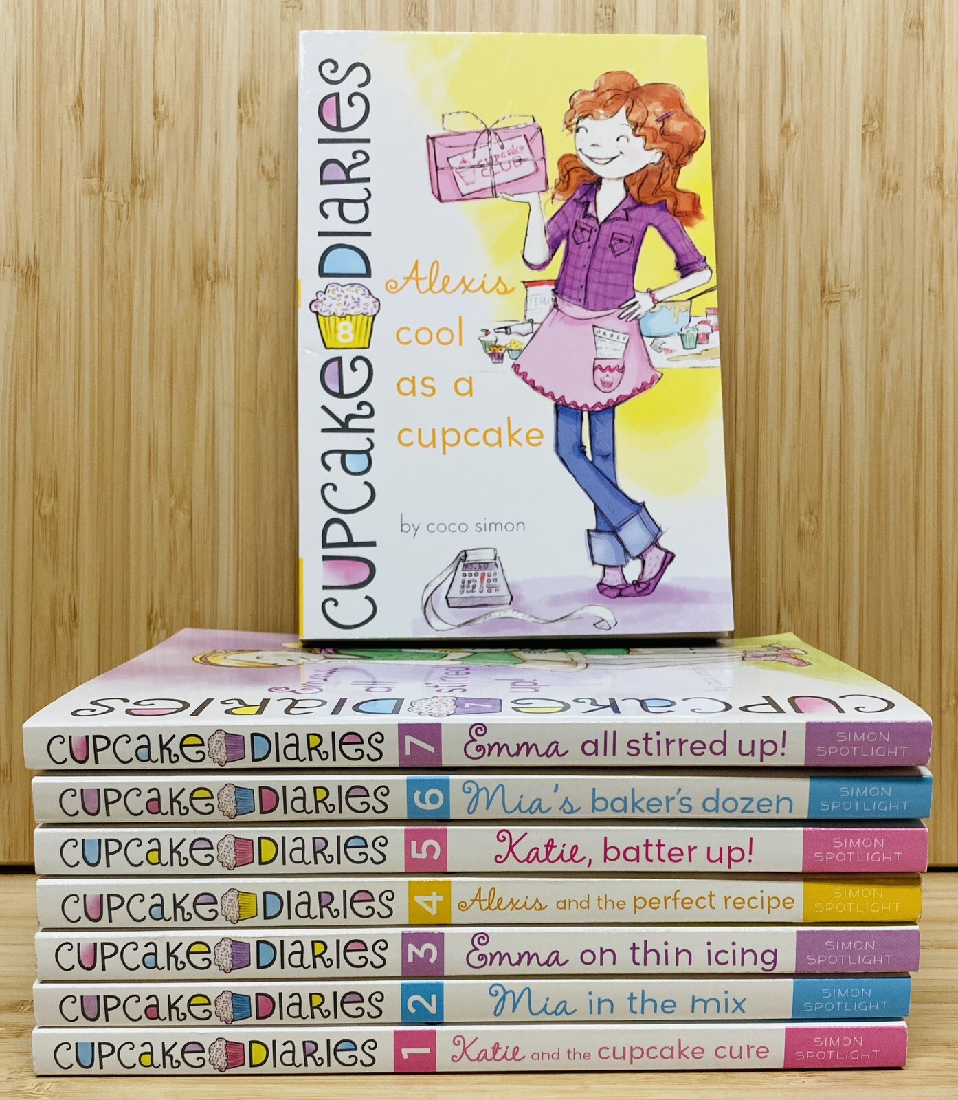 Partial Series Set CUPCAKE DIARIES By COCO SIMON 1 – 8 Books Middle School