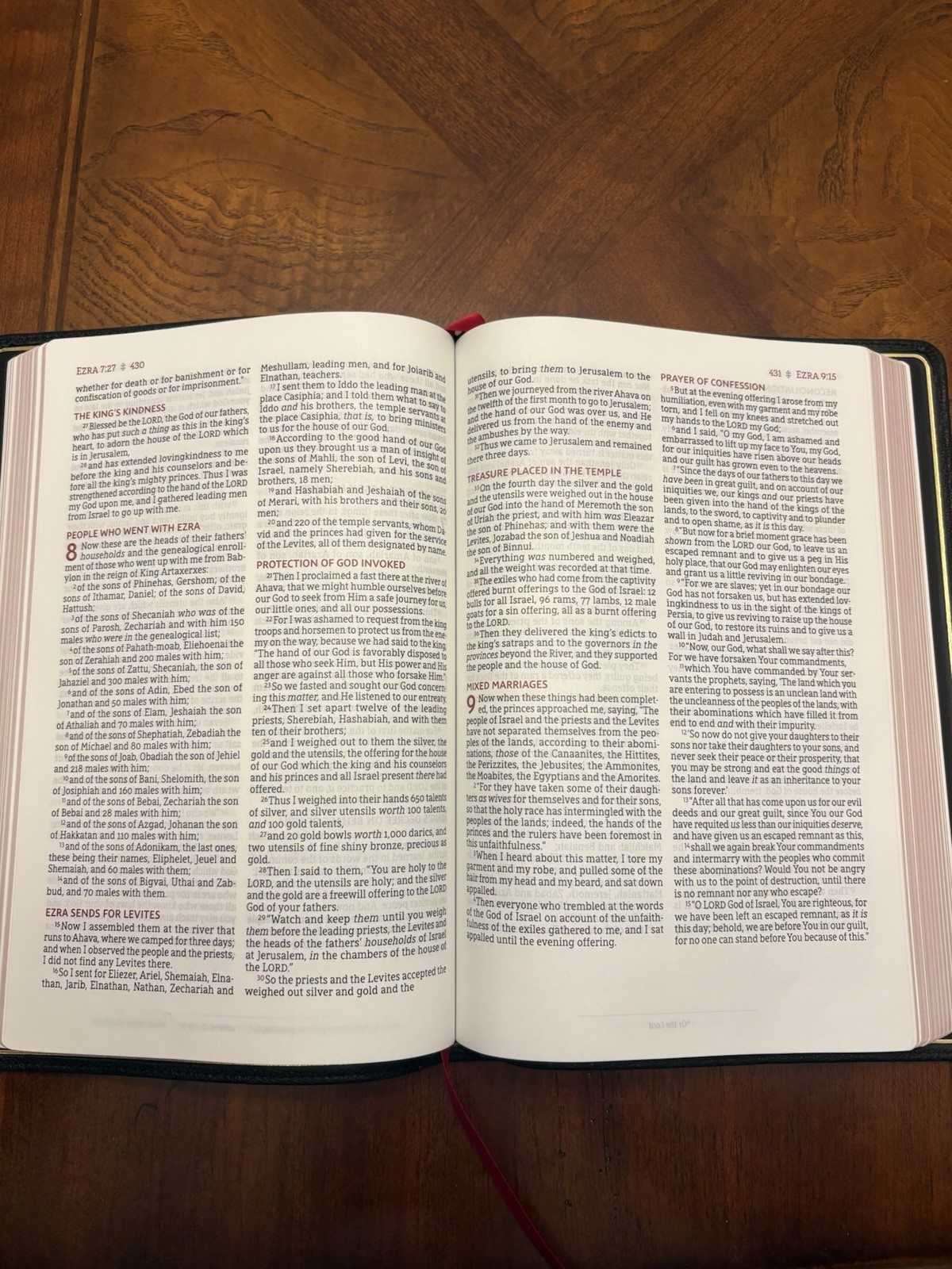NASB Preacher’s Bible Premium Goatskin Leather Black Premier Collection 1995