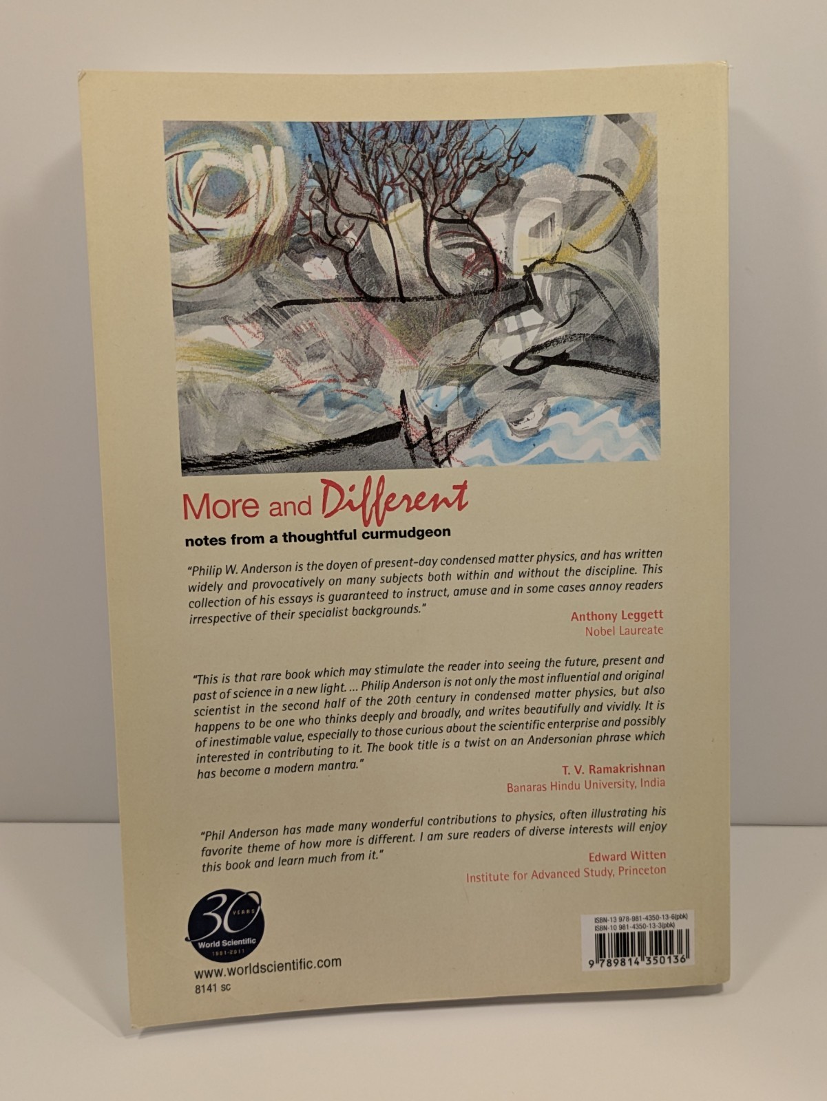 More and Different by Philip W. Anderson (2011, Paperback)