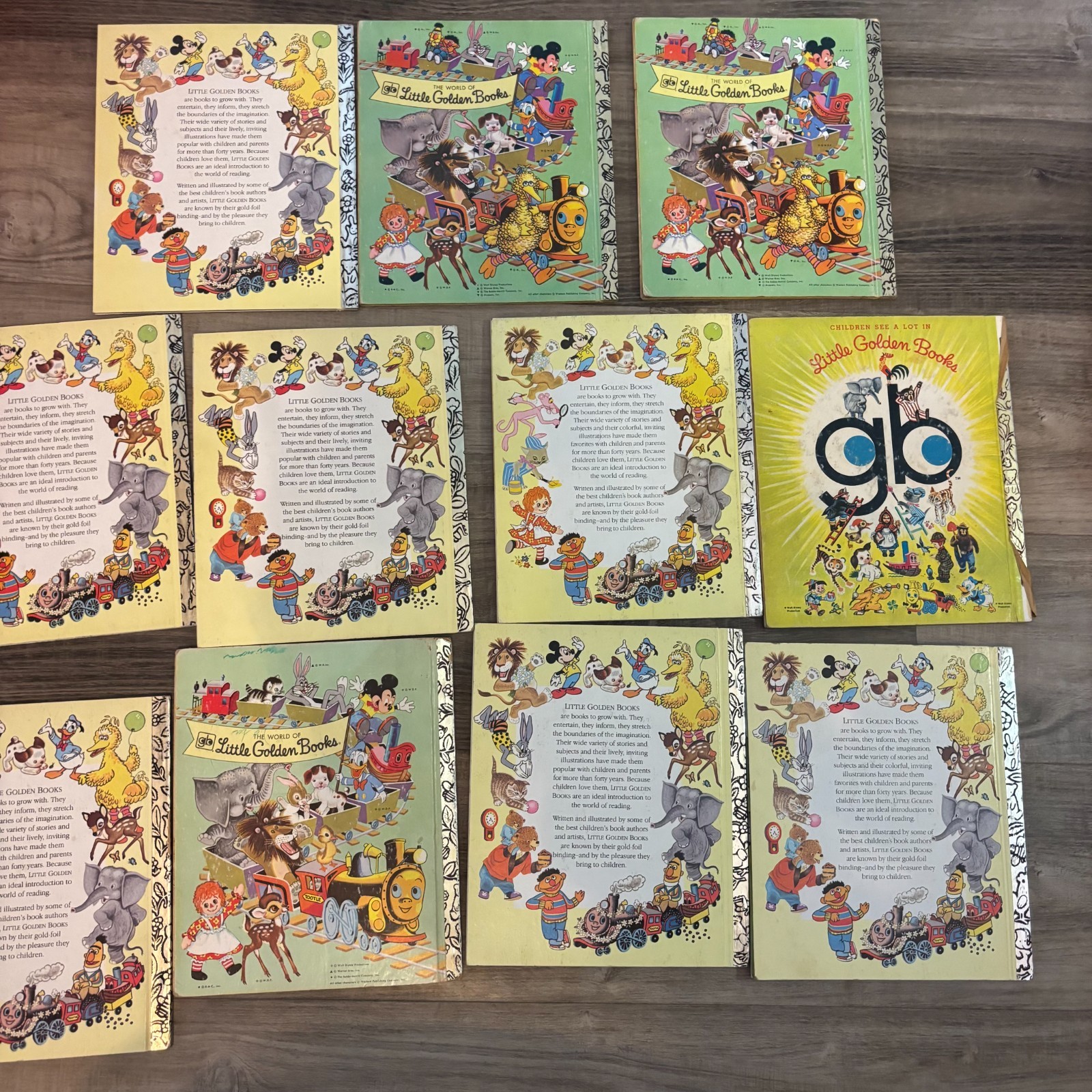 Lot Of 13 Little Golden Book mixed Children’s Books – Rabbit is Next – Sesame St