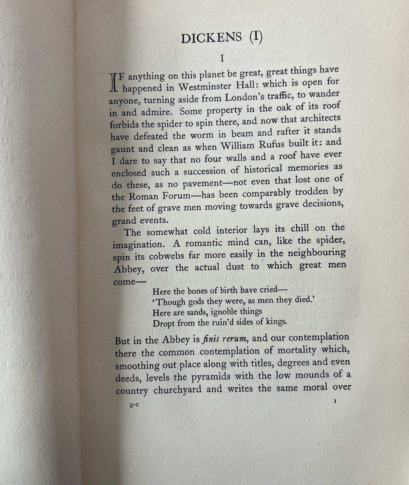 Antique 1925 Charles Dickens And Other Victorians Sir Arthur Quiller-Couch Book