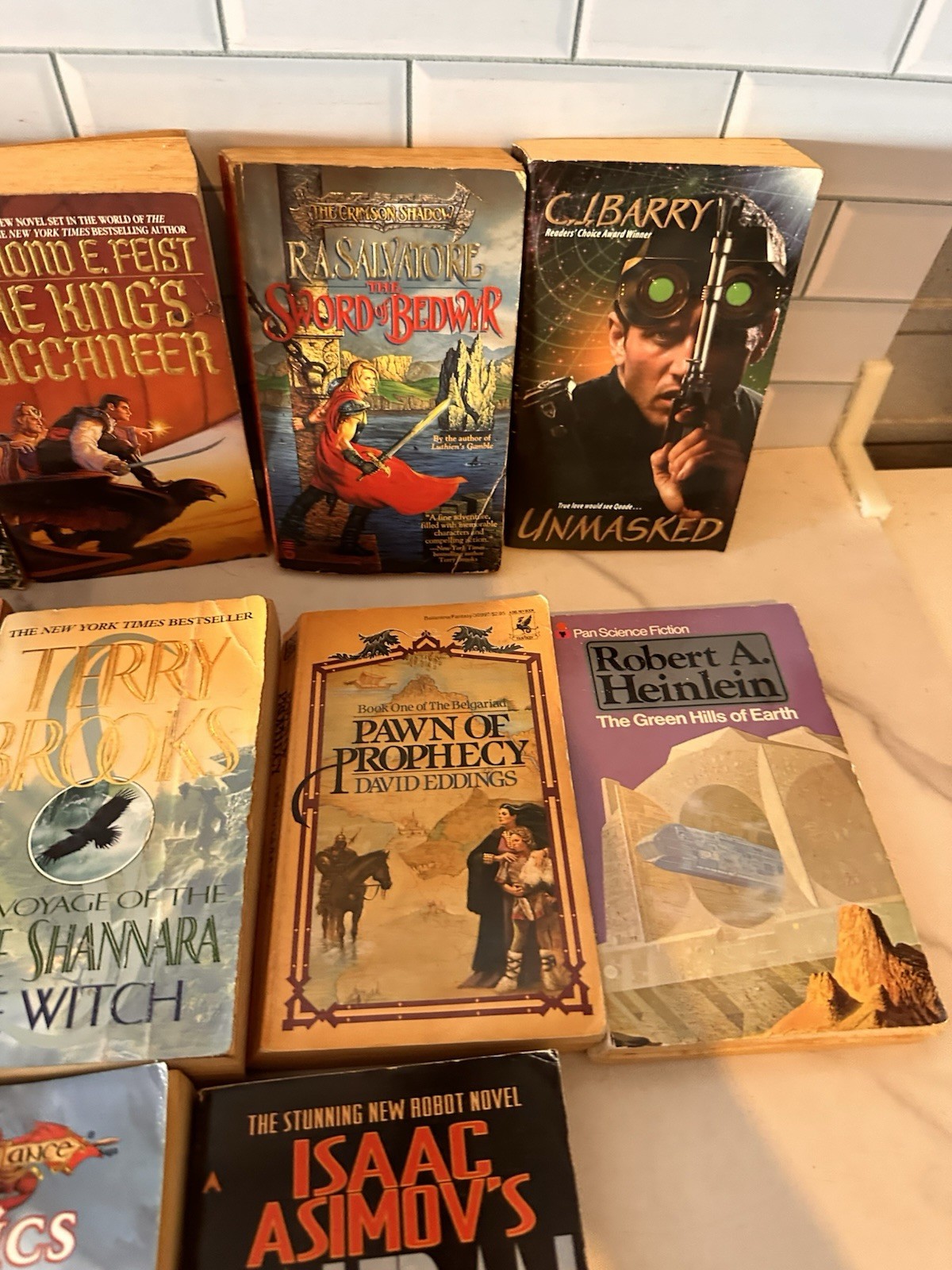 Mixed Lot Of 10Vintage Sci-fi And Fantasy Paperback Books. Science Fiction (363)