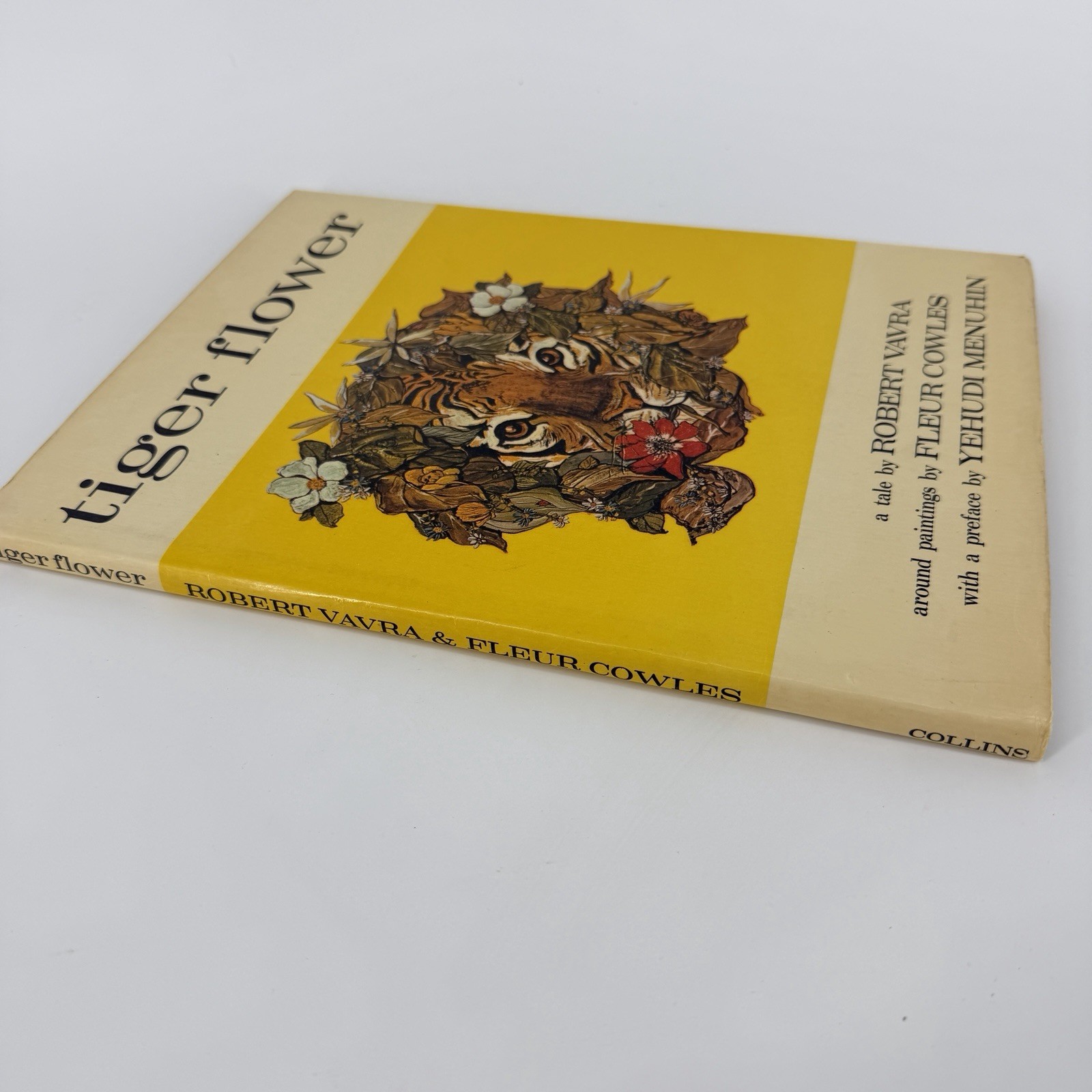 SIGNED Tiger Flower by Robert Vavra 1973, HC Around Flour Cowles’ Paintings 1st