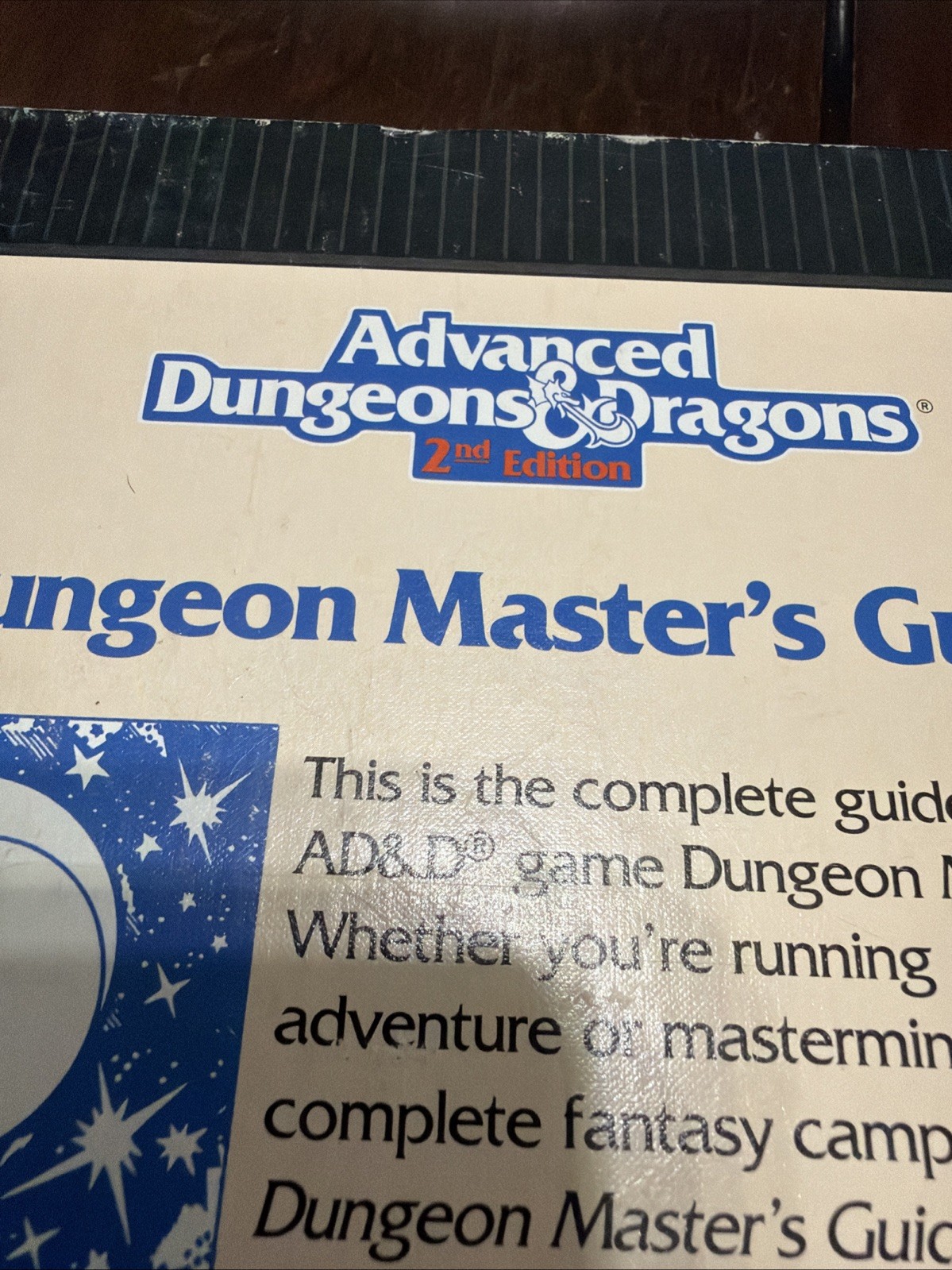 Advanced Dungeons & Dragons Dungeon Master’s Guide 2nd Edition Hardcover