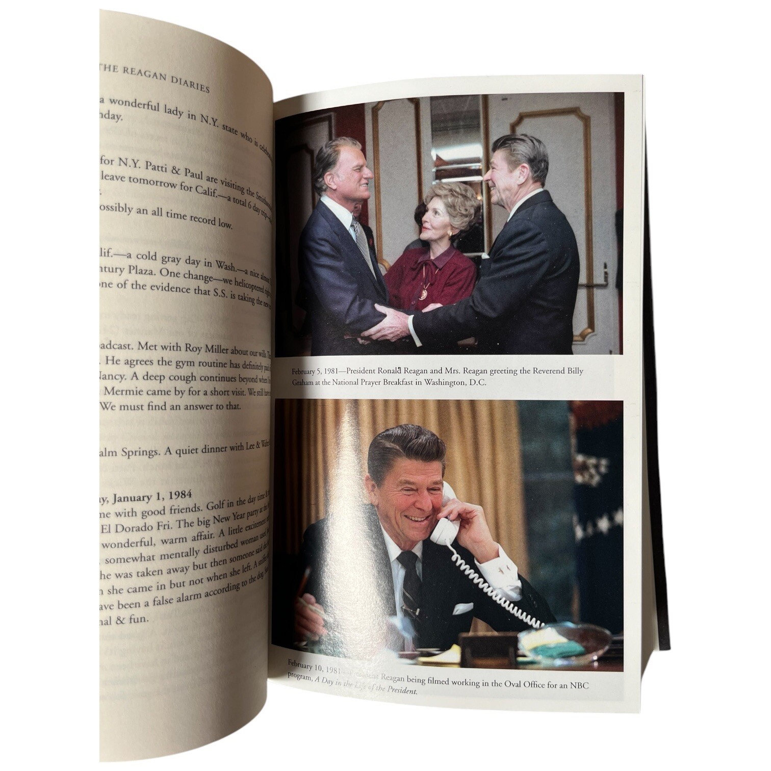 Signed Douglas Brinkley Reagan Diaries by Ronald Reagan 2007 Hardcover DJ