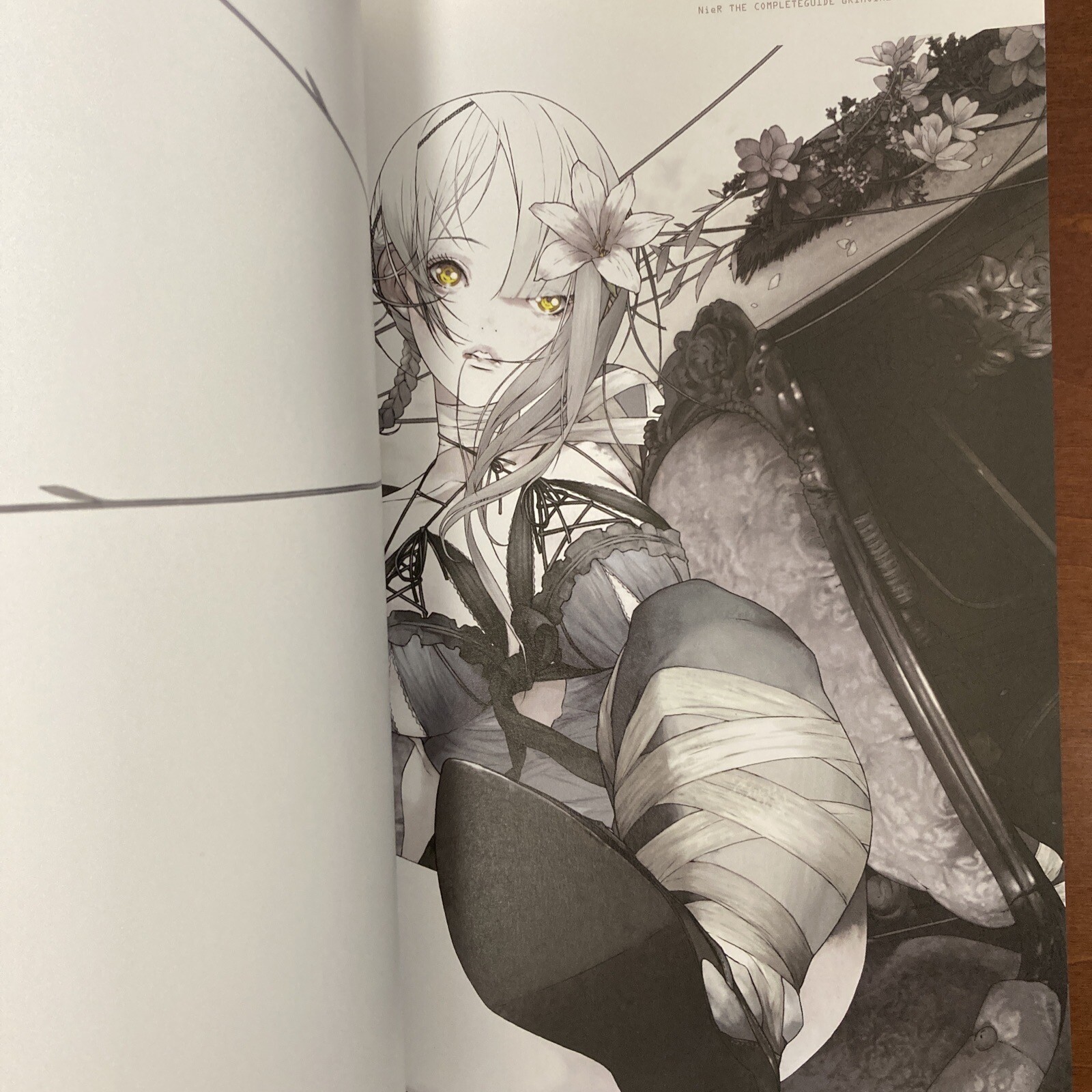 Grimoire NieR Guide Book Art Book Illustration