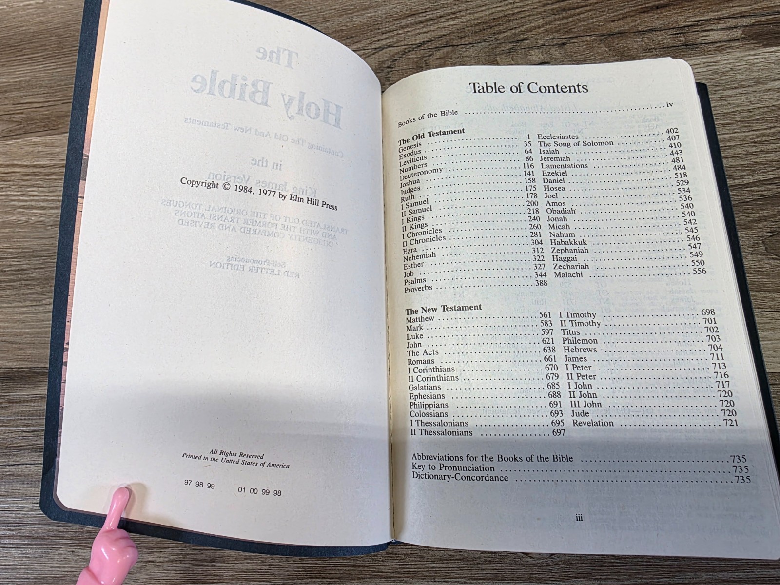 VTG Holy Bible King James Version Church Of Jesus Christ Latter-Day Saints 1984