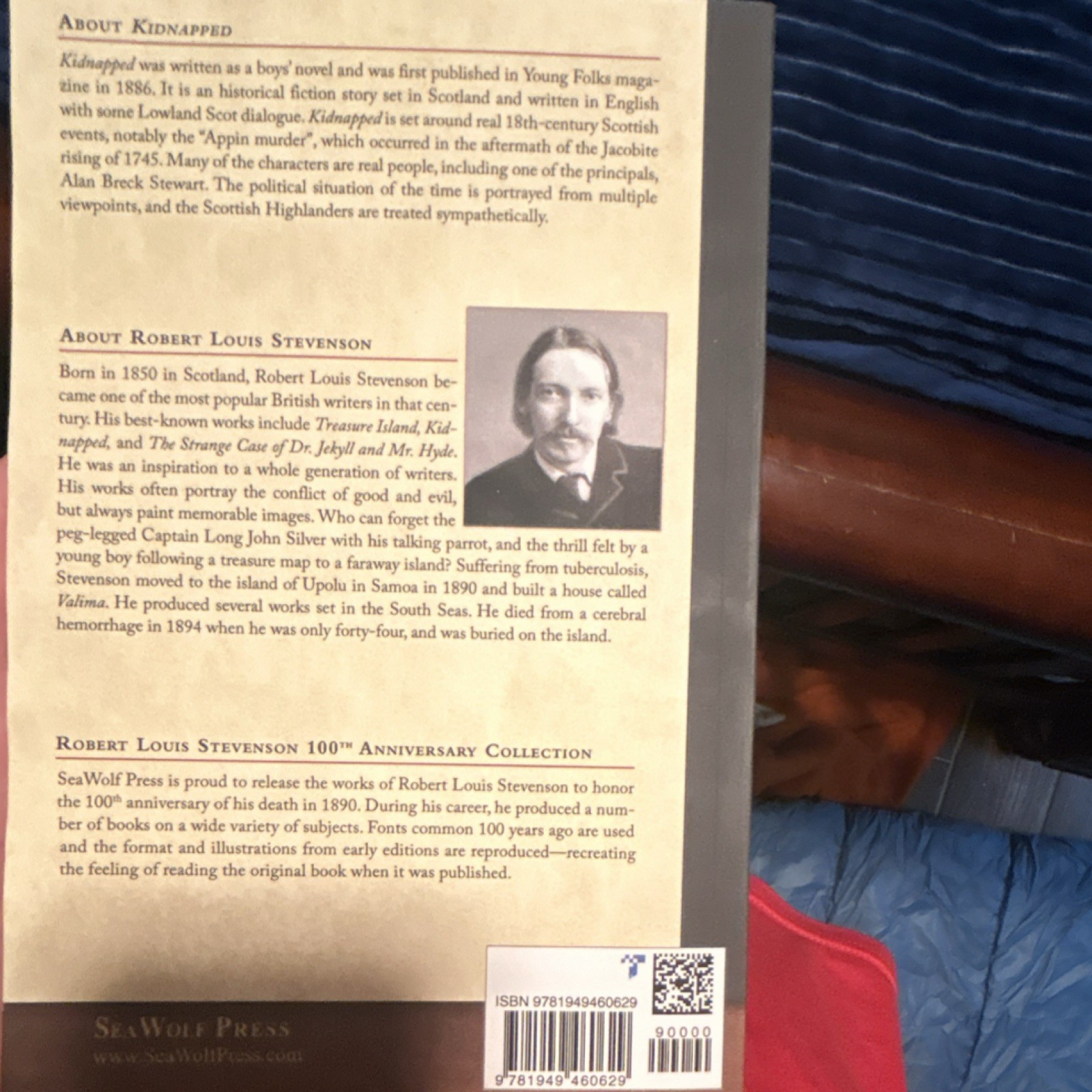 SeaWolf Press Kidnapped Illustrated Classic 100th Anniversary Stevenson 2018 PB