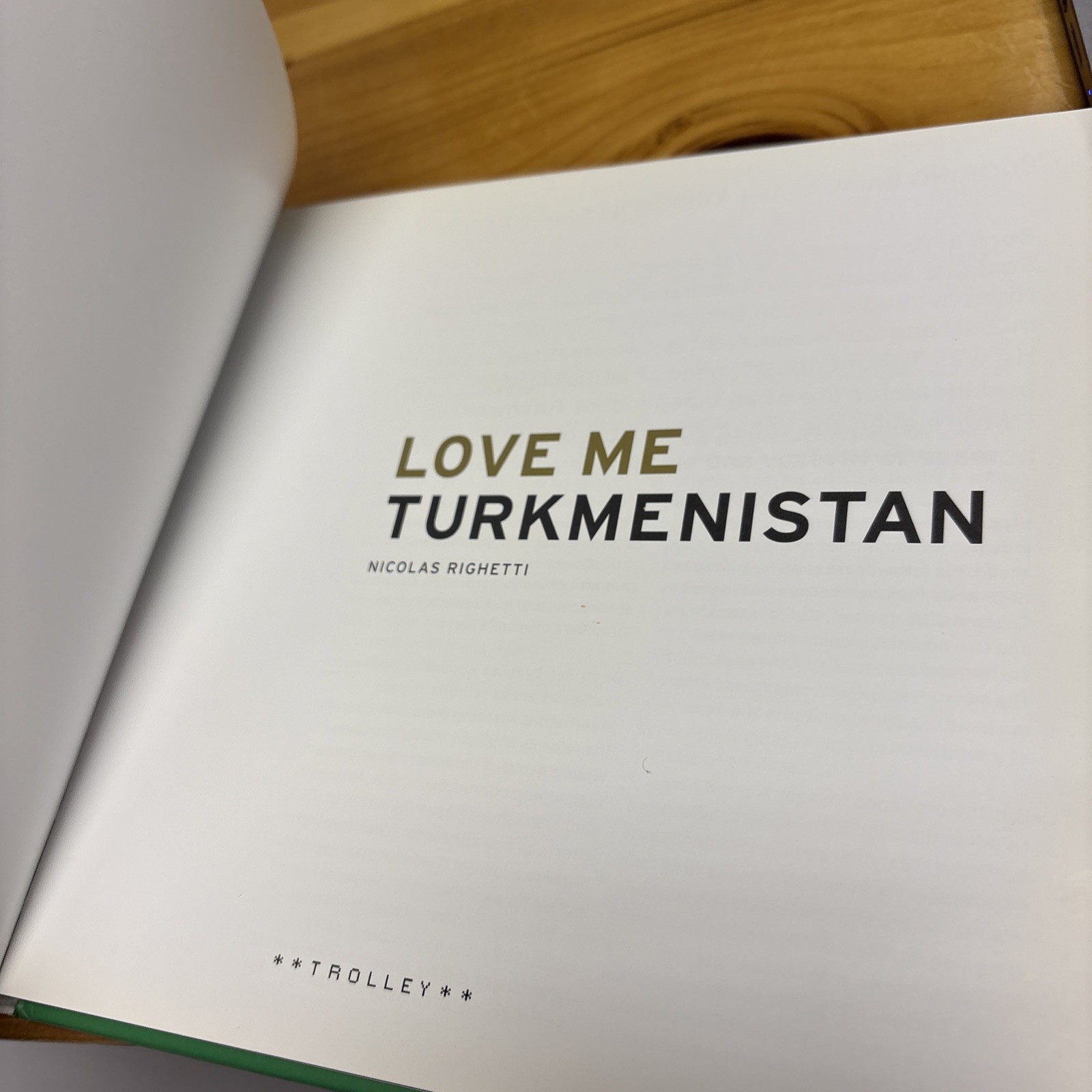 Love Me Turkmenistan by Not Available (2008, Hardcover)