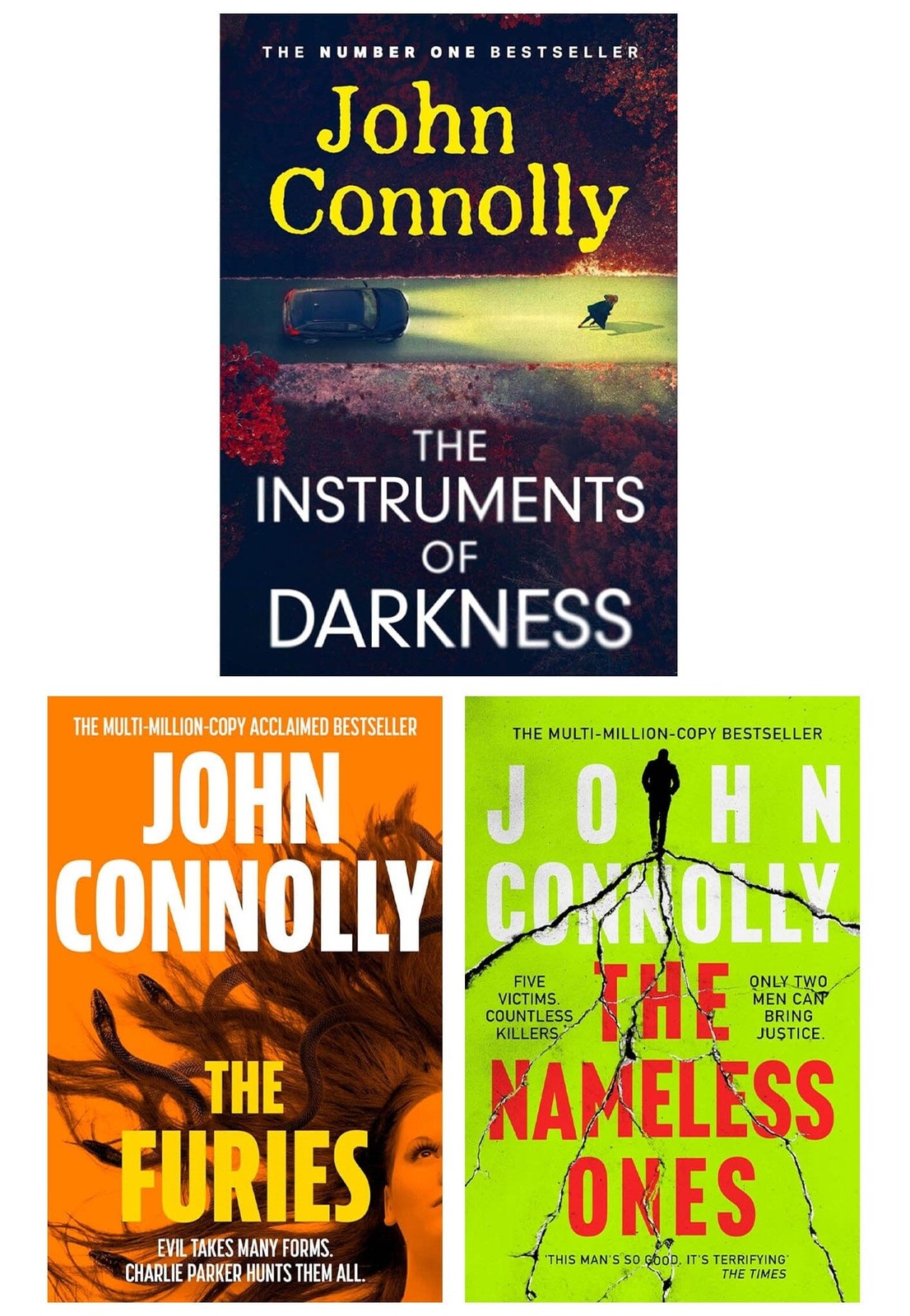 Charlie Parker Thriller Series By John Connolly 3 Books – PB/HB