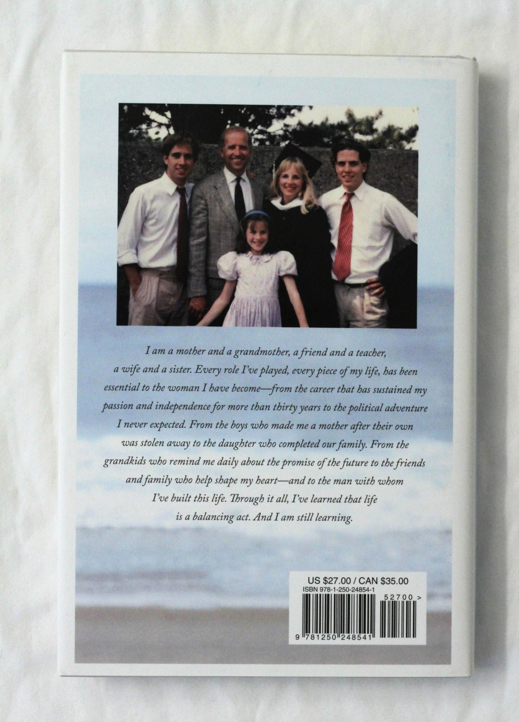 Where the Light Enters by Jill Biden (2019, HCDJ, First Ed/1st Print, Signed)