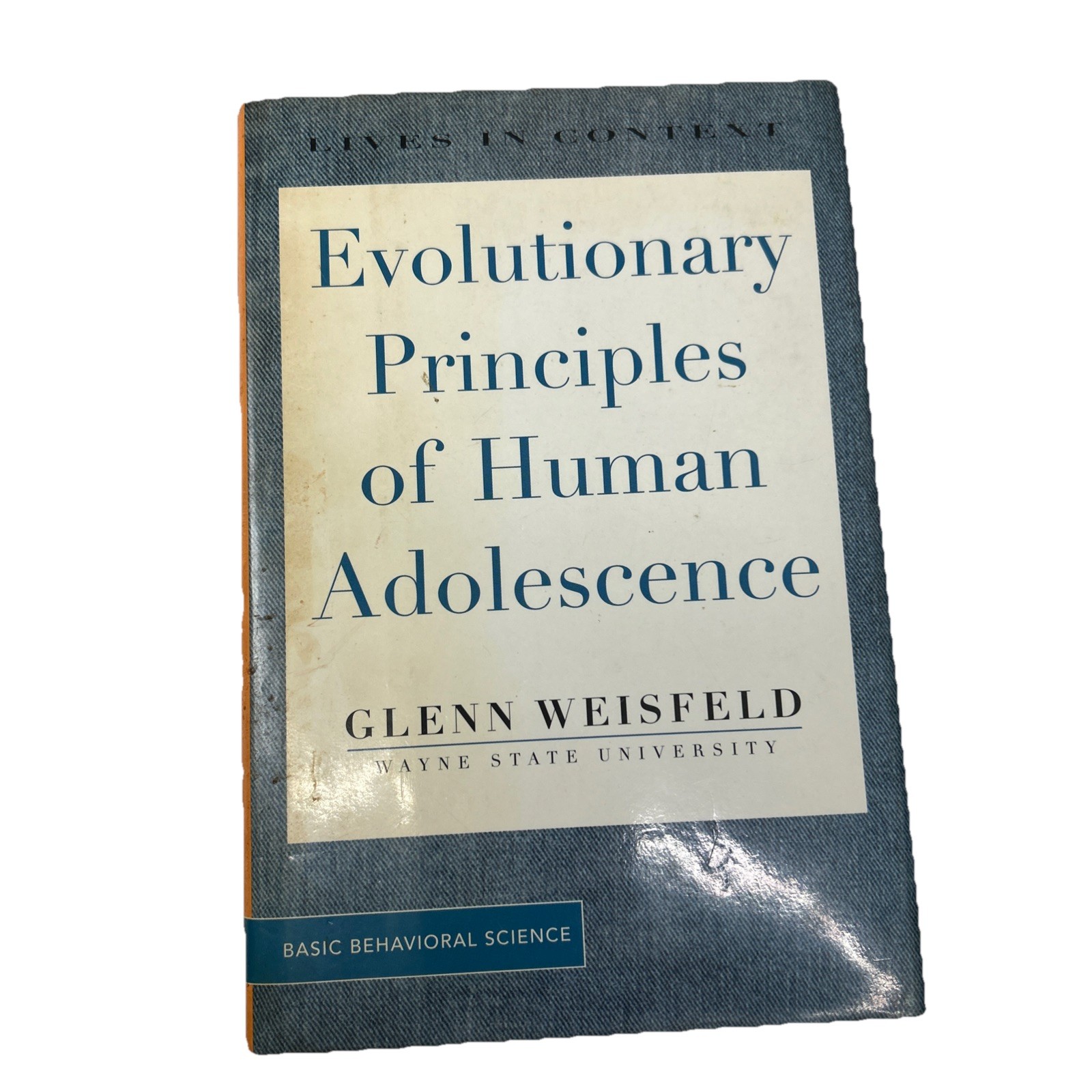 Evolutionary Principles of Human Adolescence by Glenn Weisfeld (1999, Hardcover)