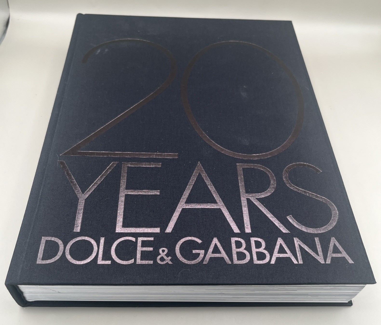 Dolce Gabbana 20 Years Photo Book Fashion Collectible Used