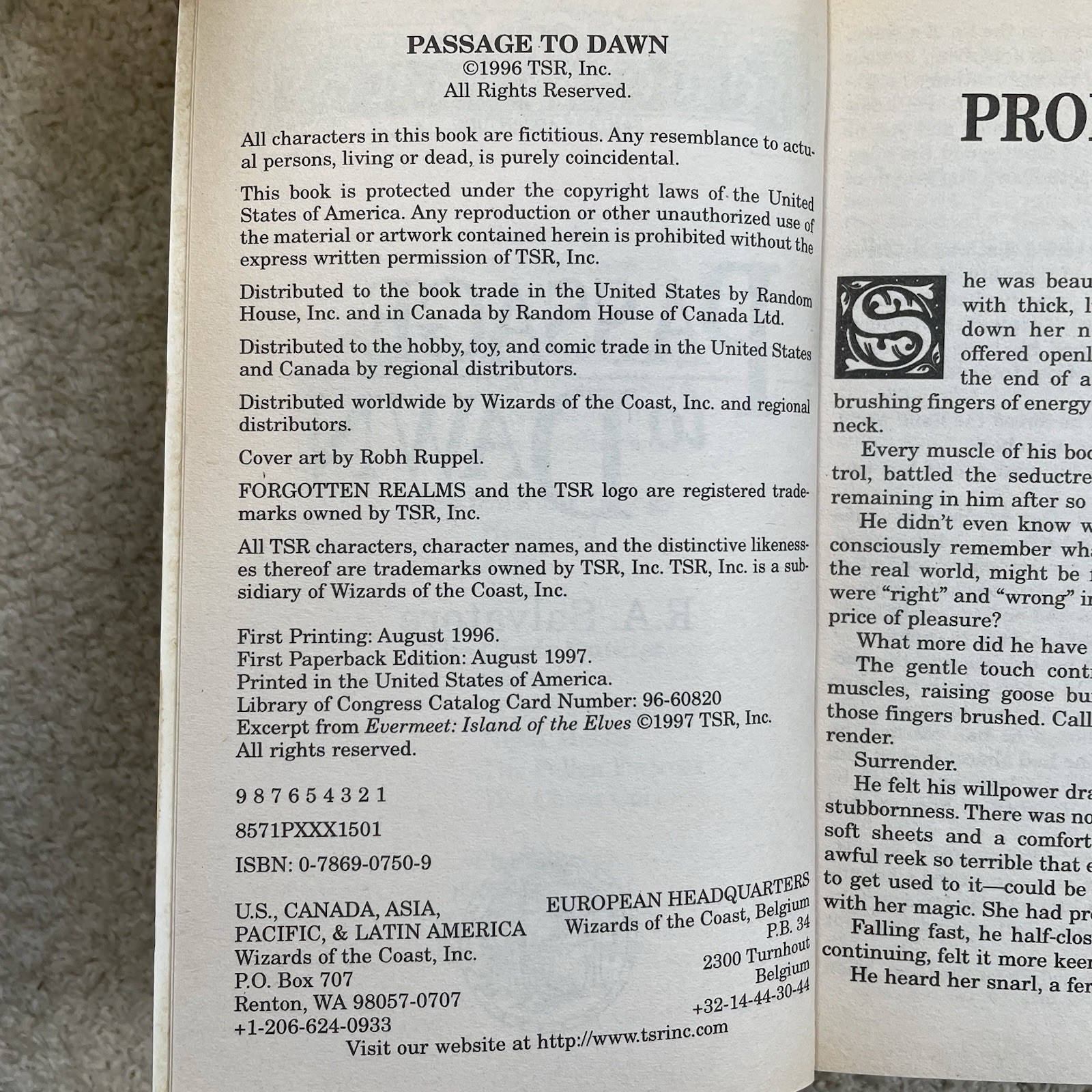 Legacy Of The Drow – Original TSR Set – Legend Of Drizzt – RA Salvatore