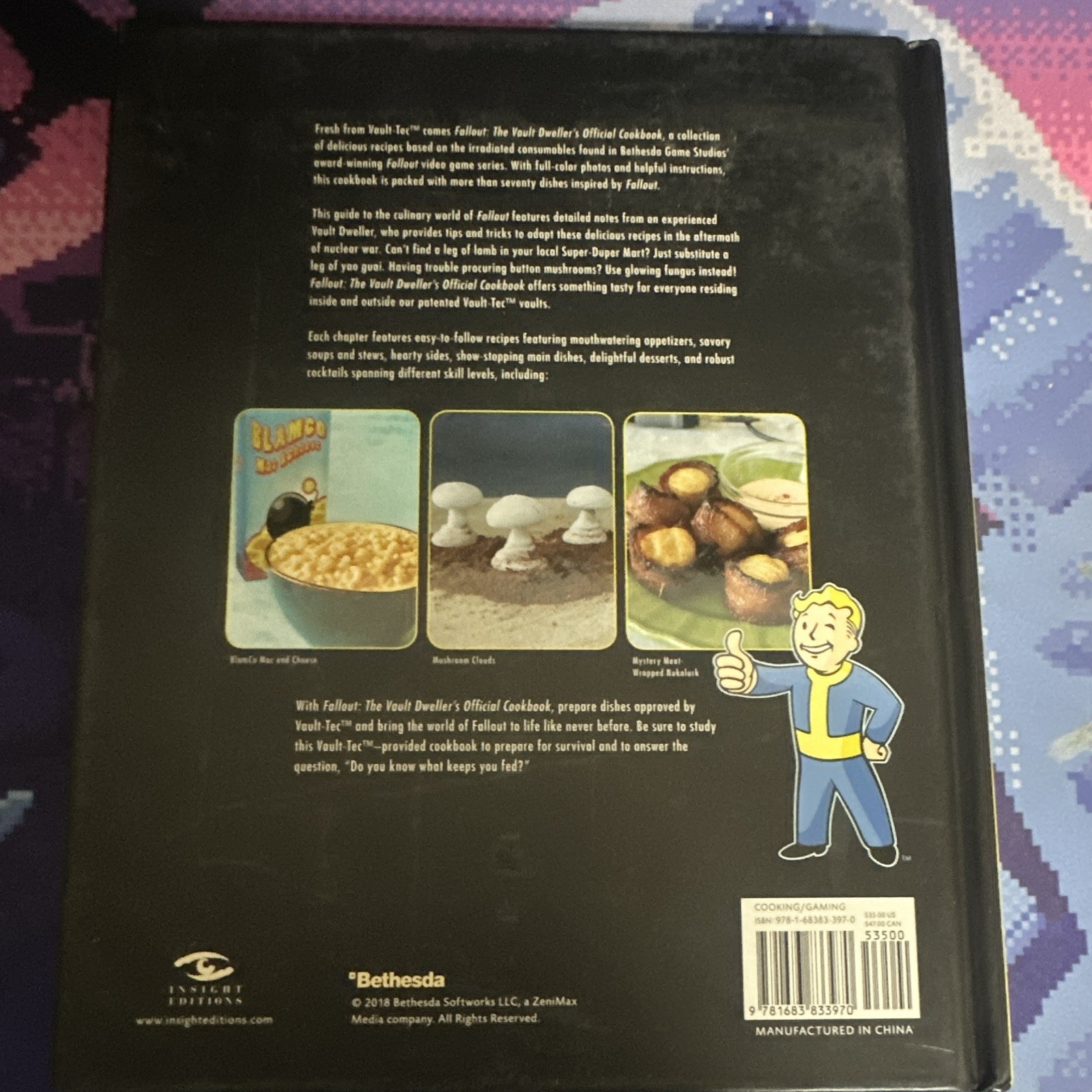 Fallout Vault Dweller’s Official Cookbook Victoria Rosenthal 2018 HC Illus