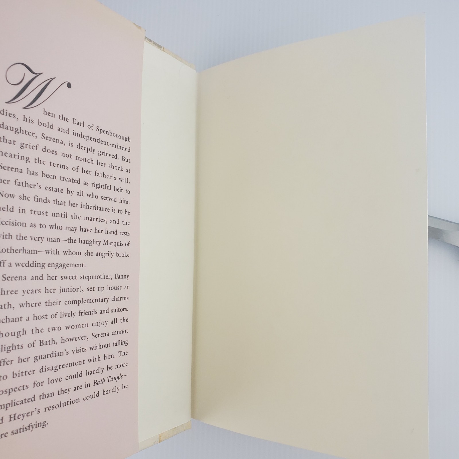 Bath Tangle by Georgette Heyer 1992 Hardcover Dust Jacket