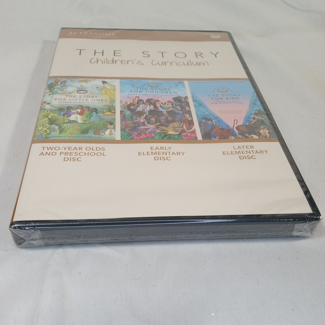The Story Children’s Curriculum: 124 Lessons DVD – 3 Disc Set by Zondervan NEW