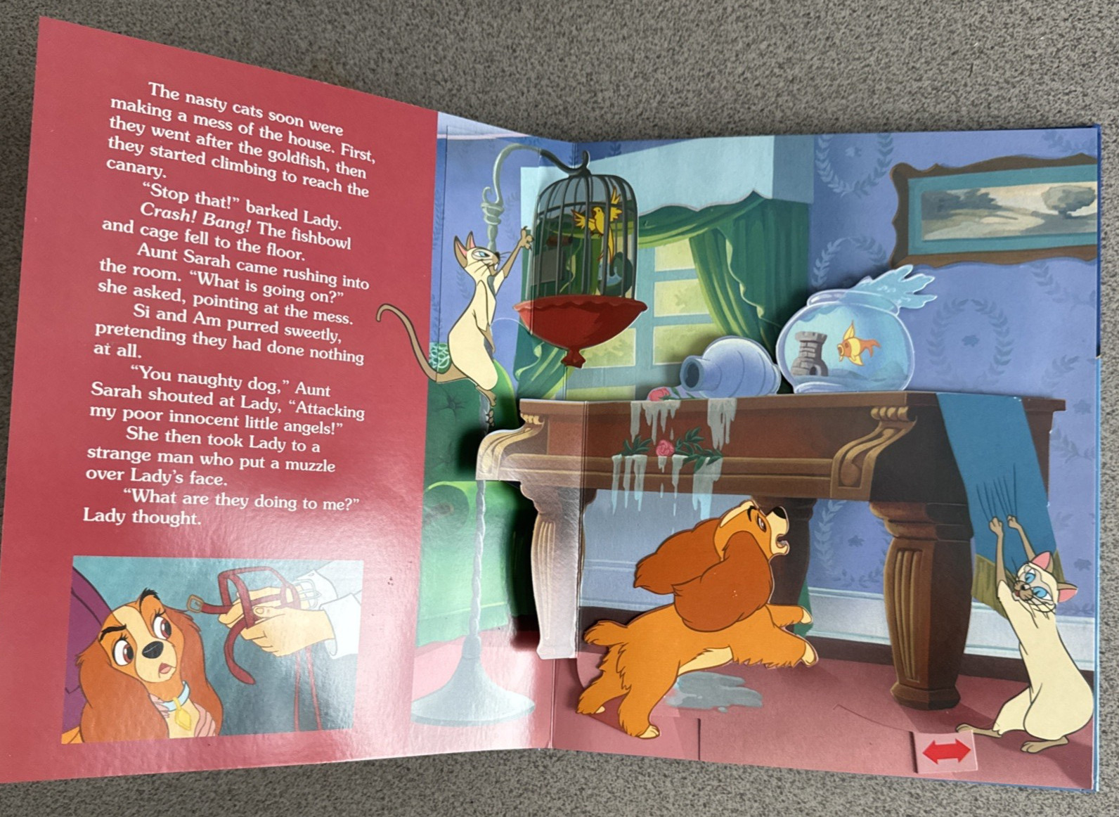 Lady and the Tramp Pop-Up Storybook -Walt Disney – Bendon Publishing Inter 2006